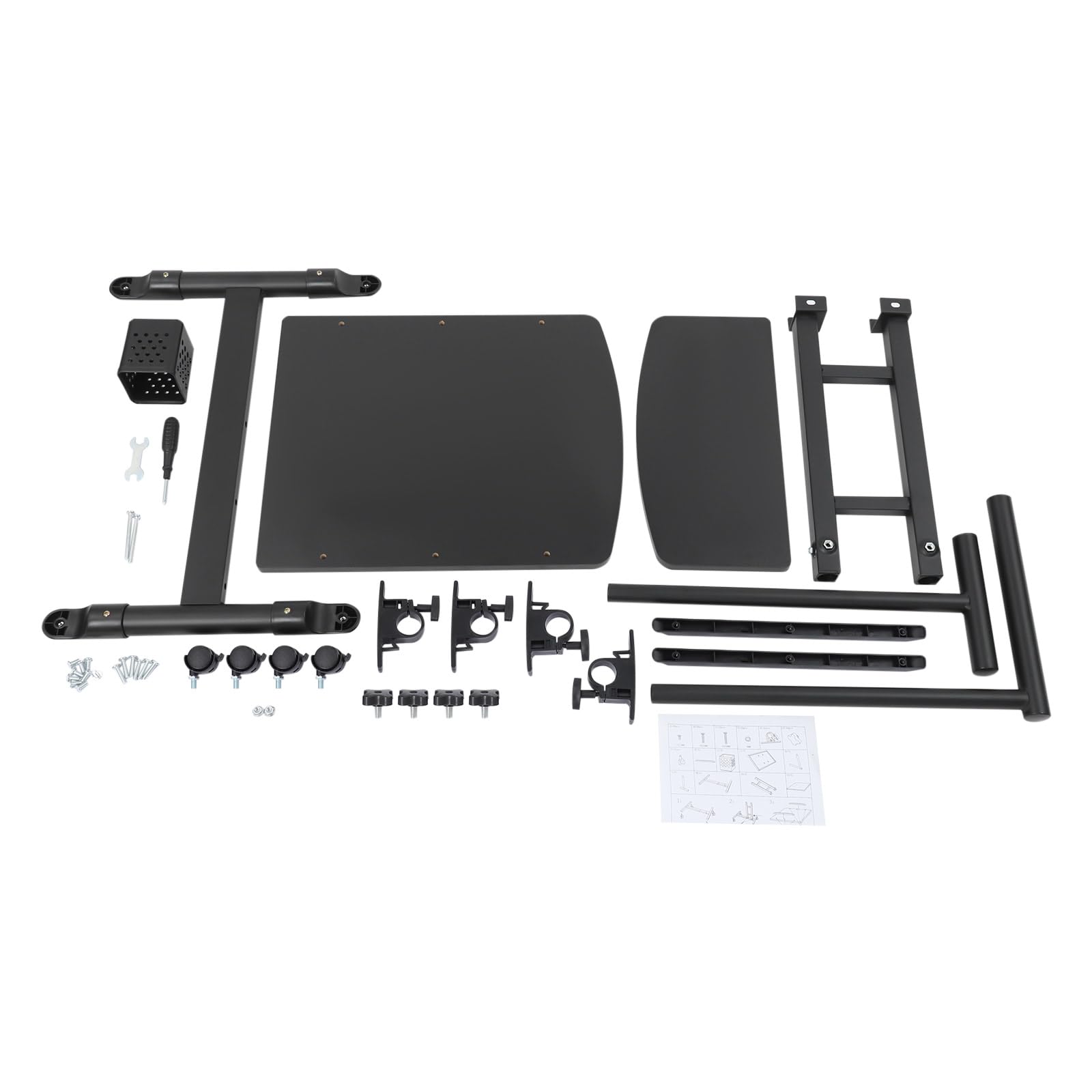 TiryyDrela Carrello Tattoo con Ruote 64x40 cm Altezza Regolabile
