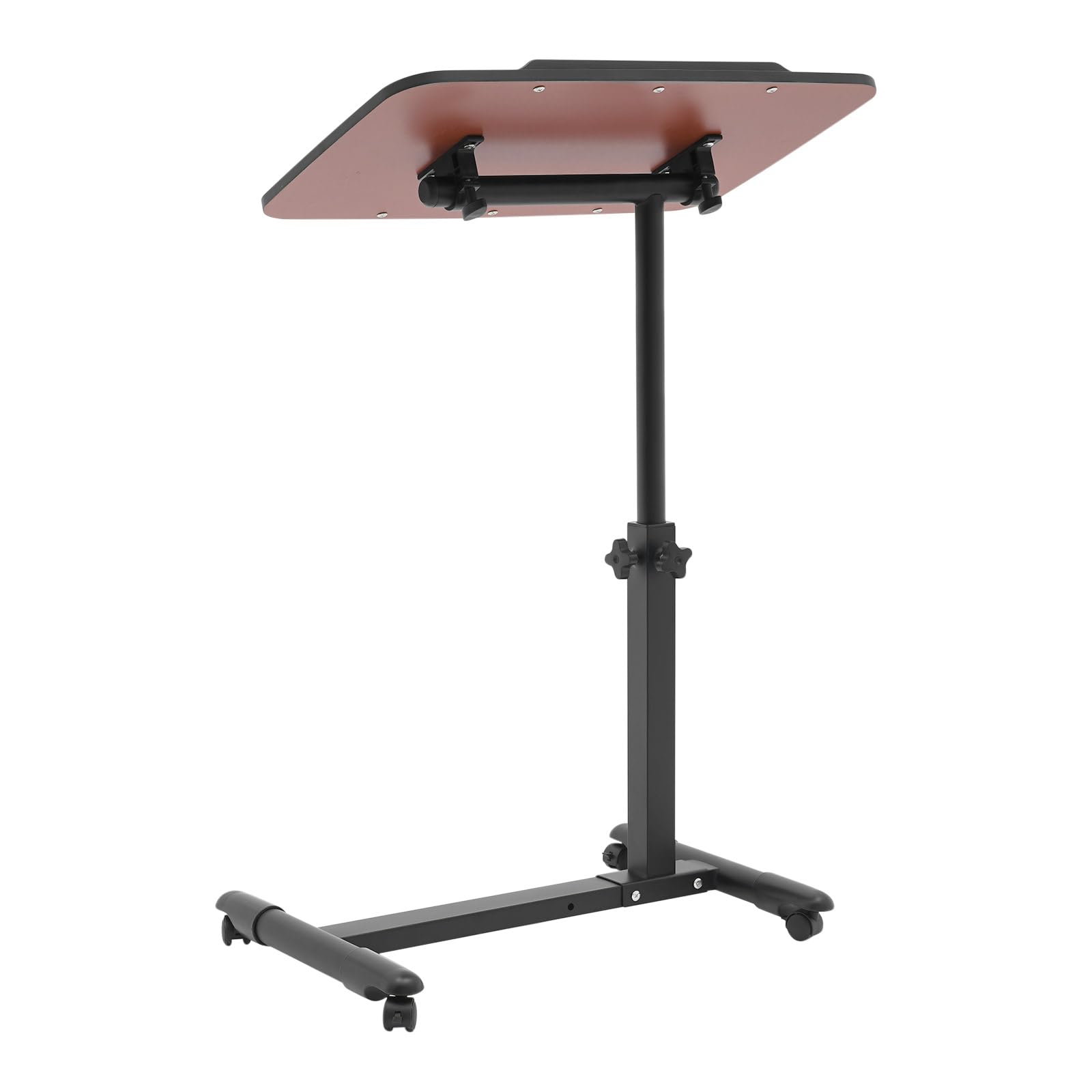 TiryyDrela tavolino regolabile nero con ruote 60x40 cm