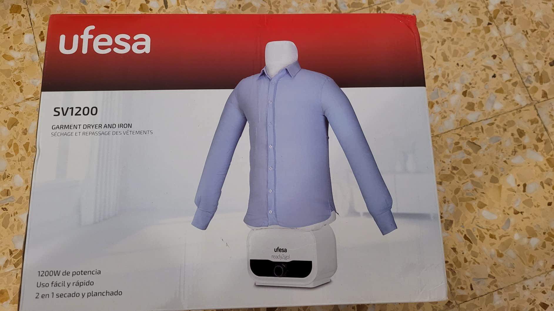Ufesa SV1200 manichino stira camicie S-XXL 1200W
