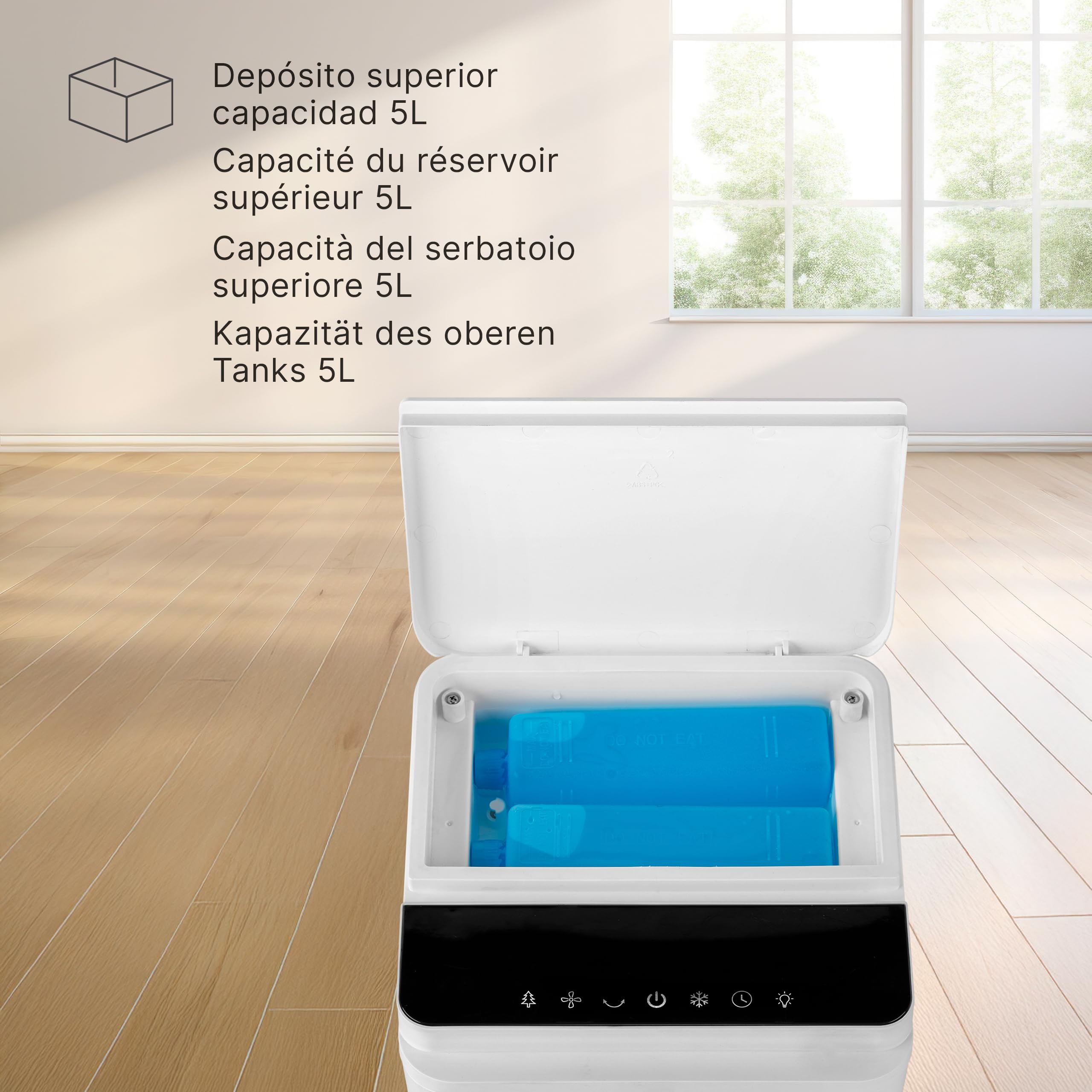 Ufesa Narvik raffrescatore evaporativo 5 L 65 W telecomando
