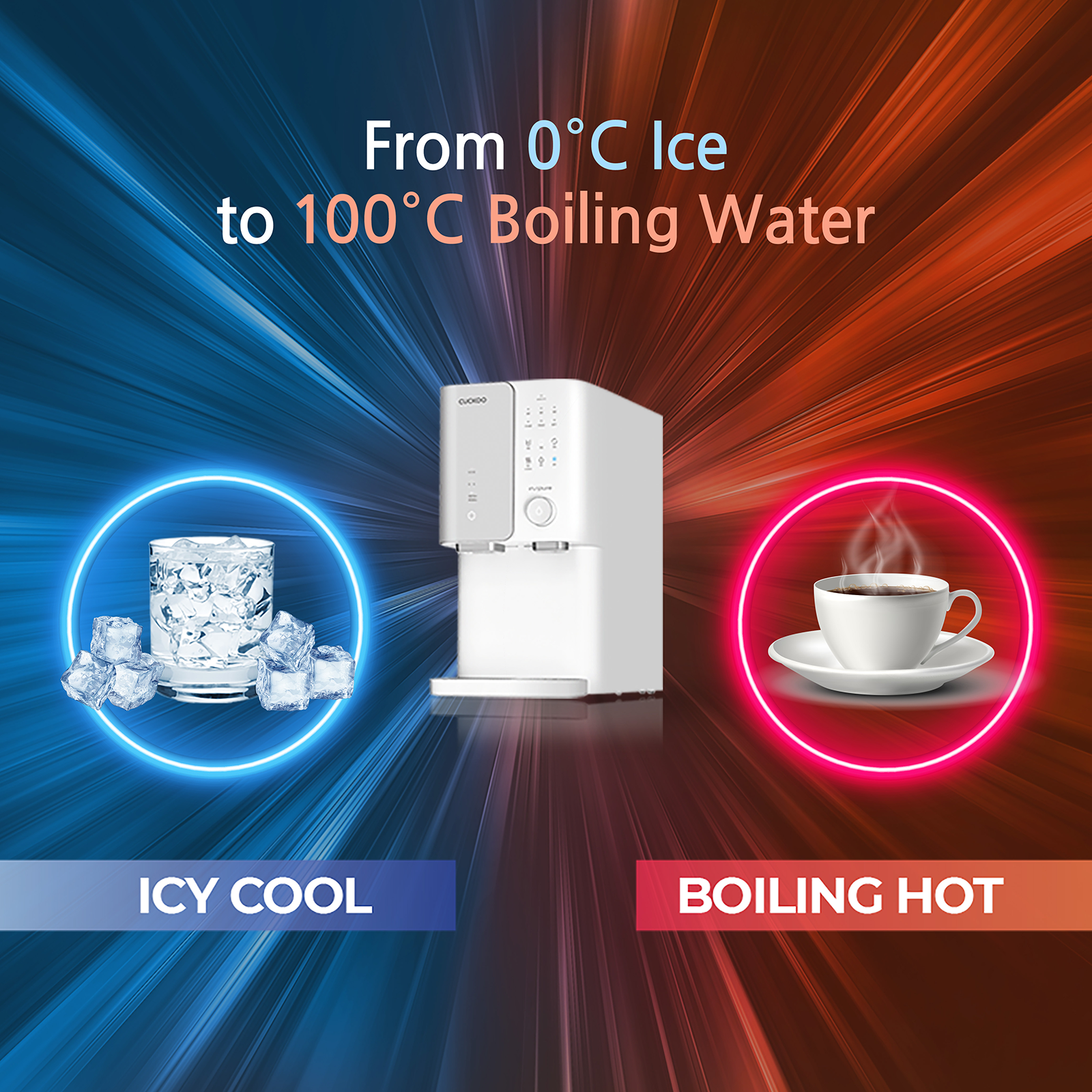 Cuckoo Zero100 CP-SN102HW depuratore acqua calda e fredda