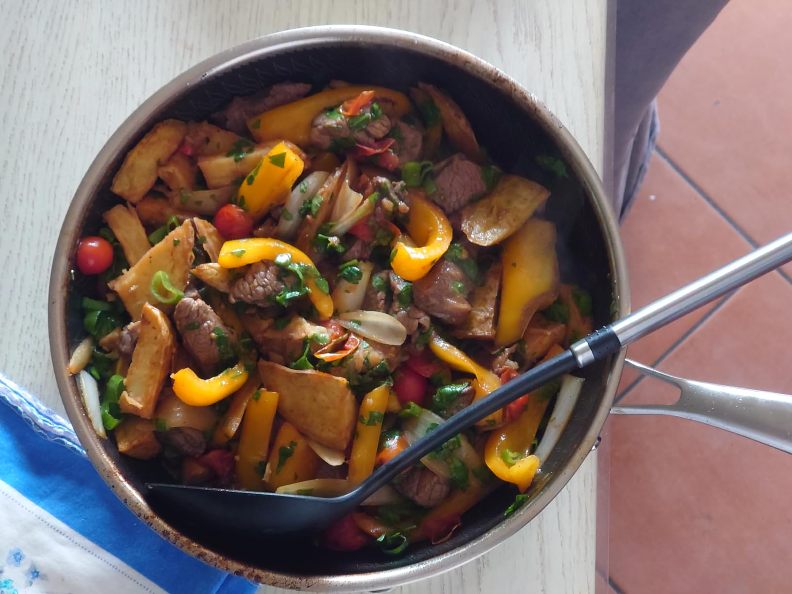 Reishunger Premium wok 28 cm con coperchio antiaderente induzione