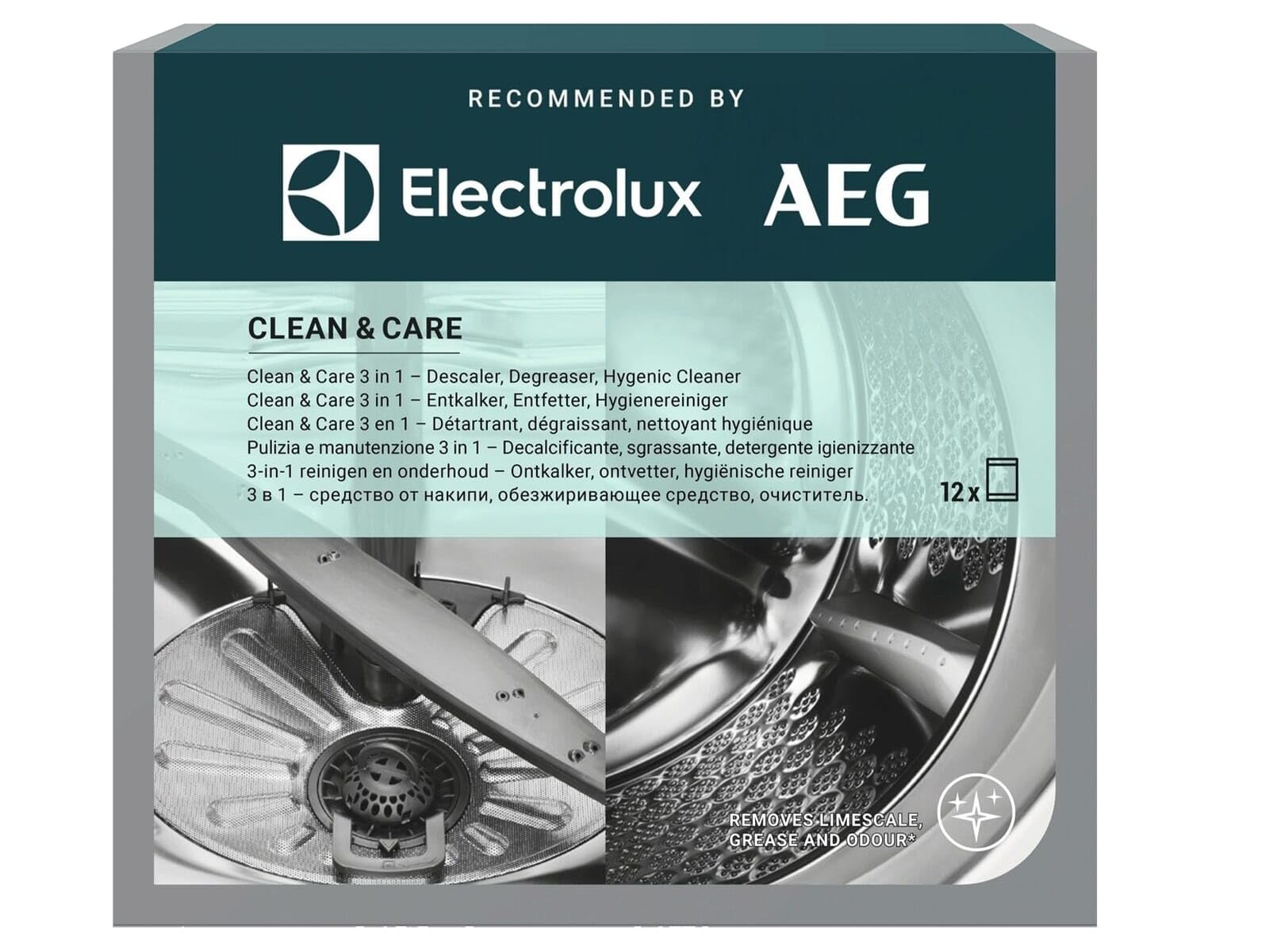 Electrolux M2GCP121 sgrassante decalcificante 12 pezzi