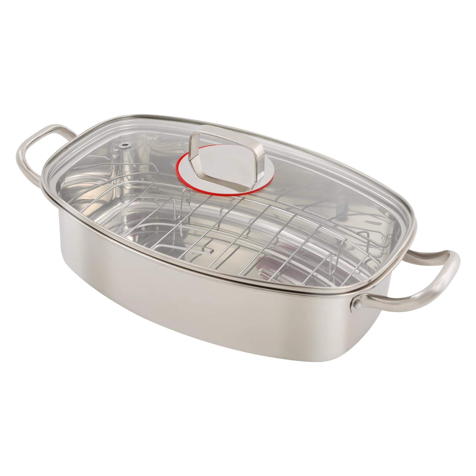 TiryyDrela Pentola a Vapore Acciaio Inox 6L per Induzione