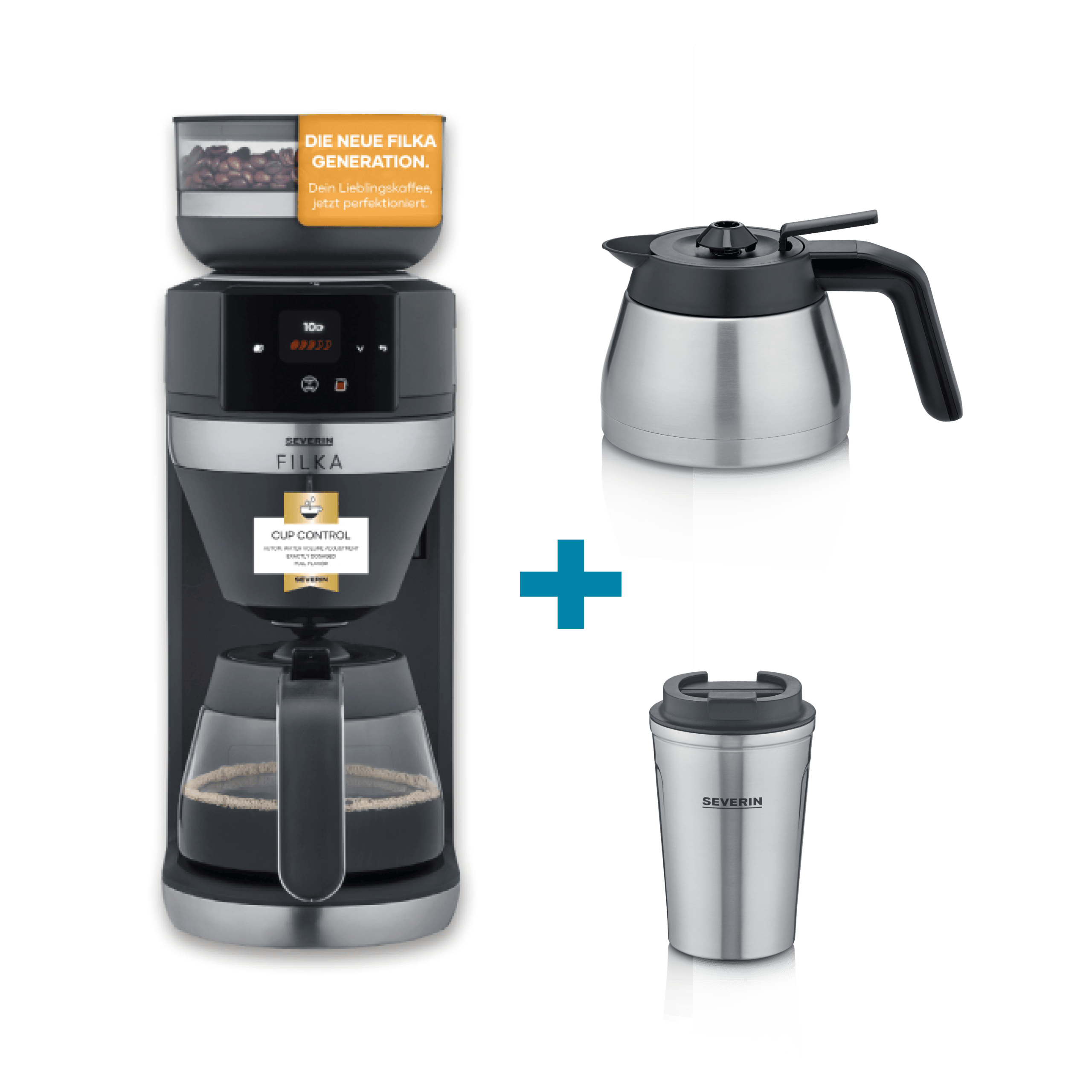 SEVO Filka 9397 macchina caffè filtro Super Bundle