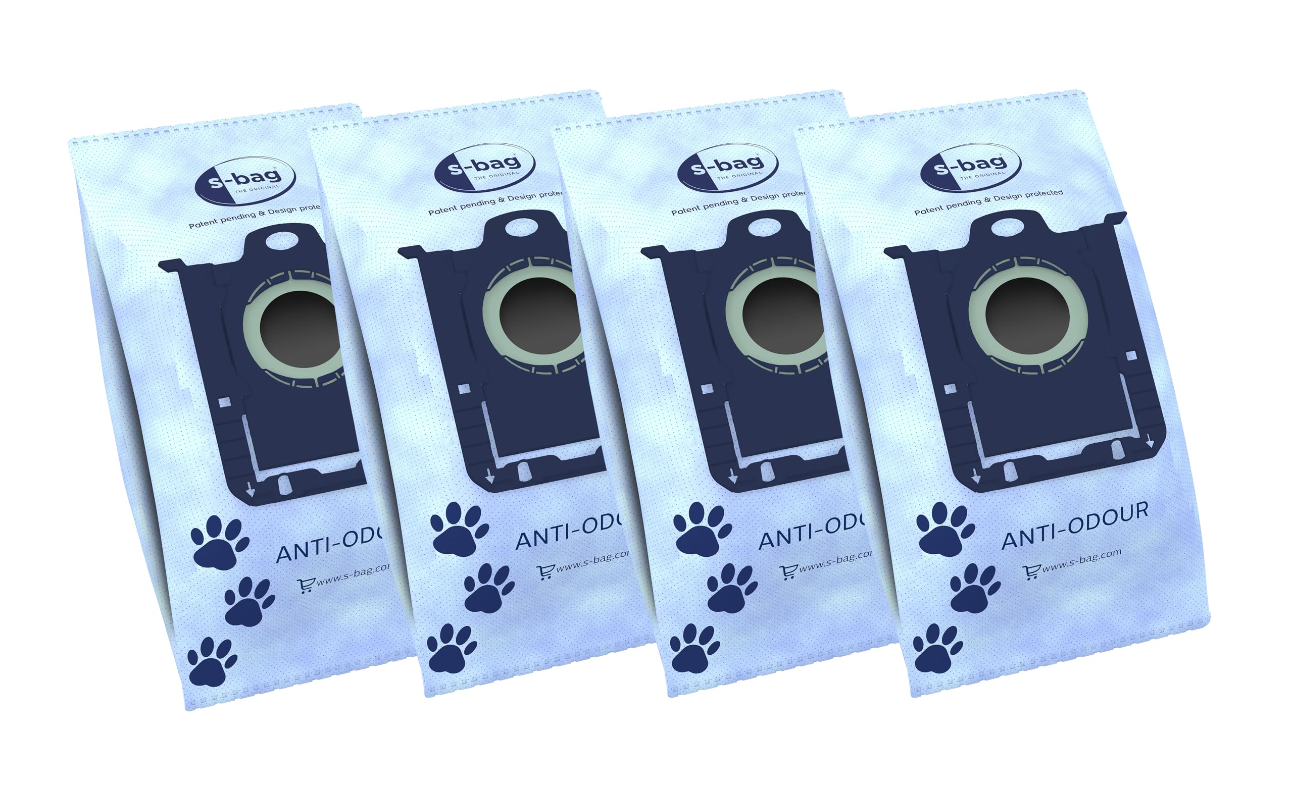 Electrolux E203S S-bag sacchetti aspirapolvere 4 pezzi bianchi