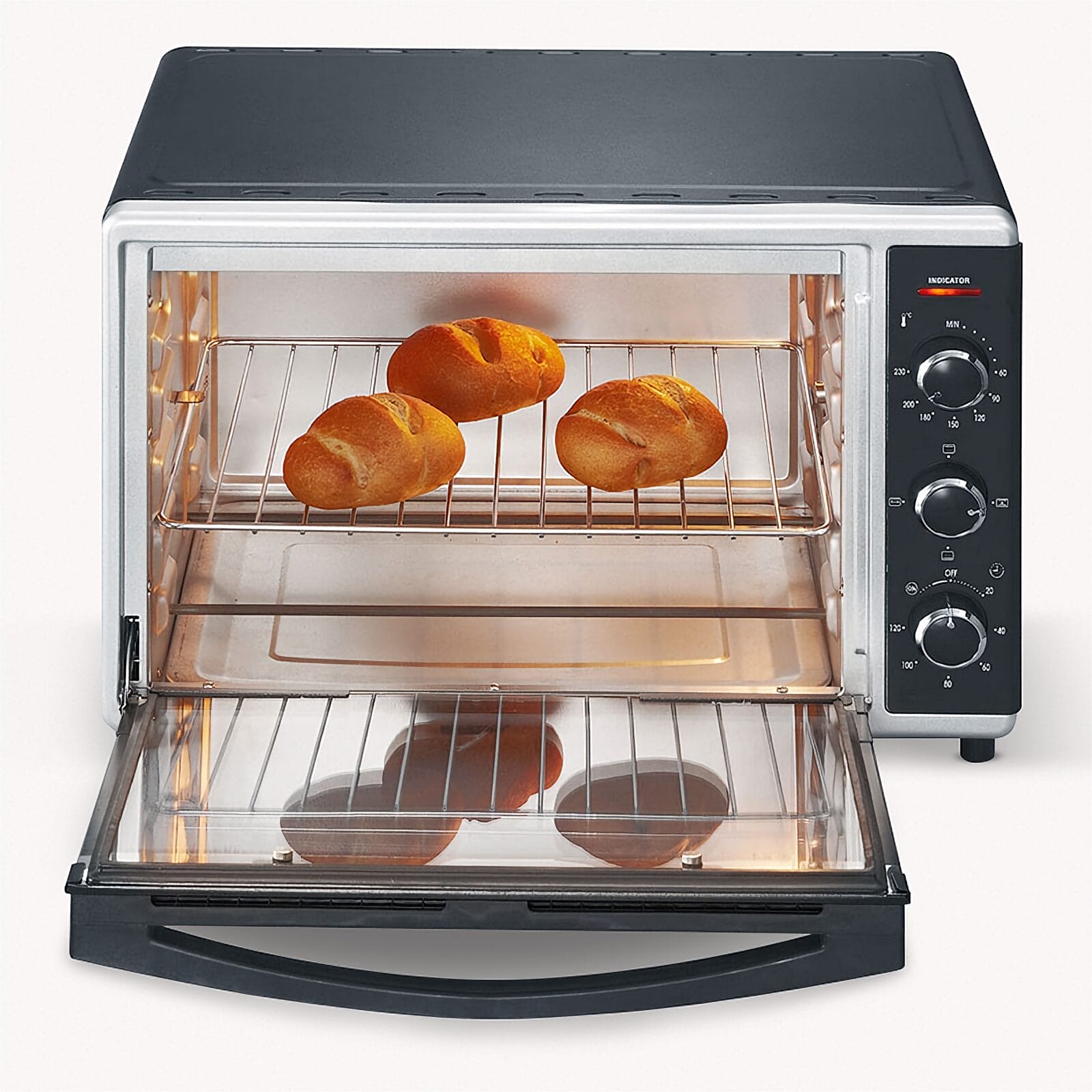 SEVO forno elettrico ventilato pizza 29 cm girarrosto