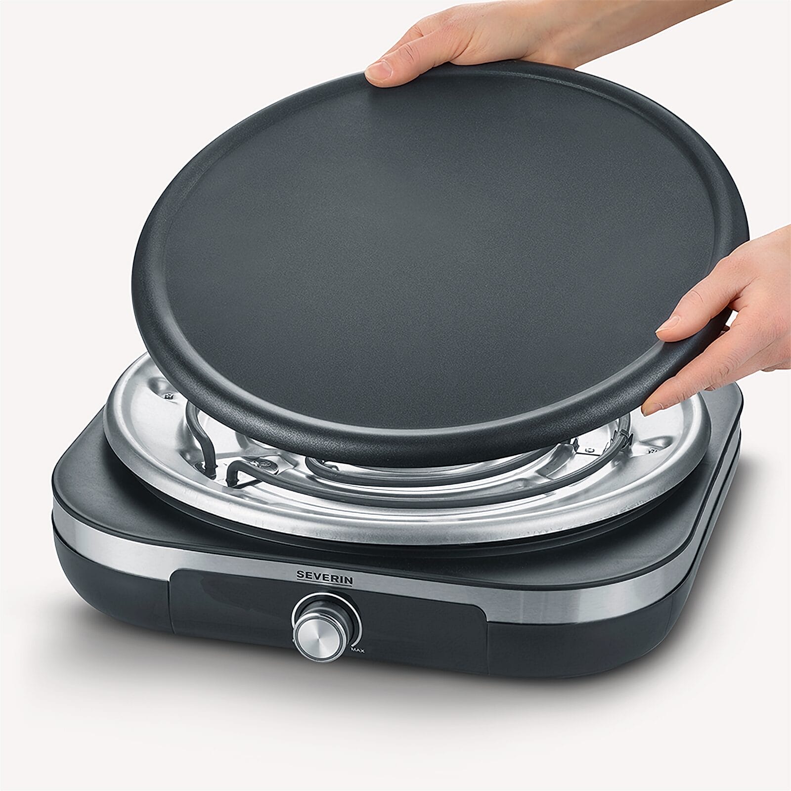 SEVO Crepes Maker Piastra Antiaderente XXL