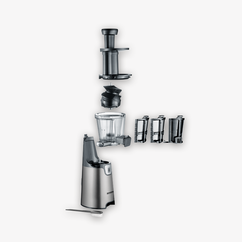 SEVERIN estrattore succo slow juicer acciaio