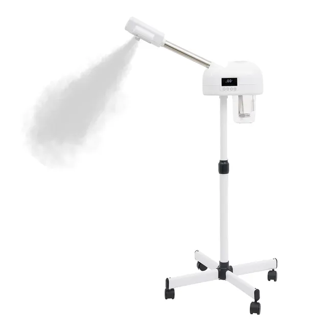 TiryyDrela Vapozone Viso 800W 600ml Altezza 58-68cm Bianco