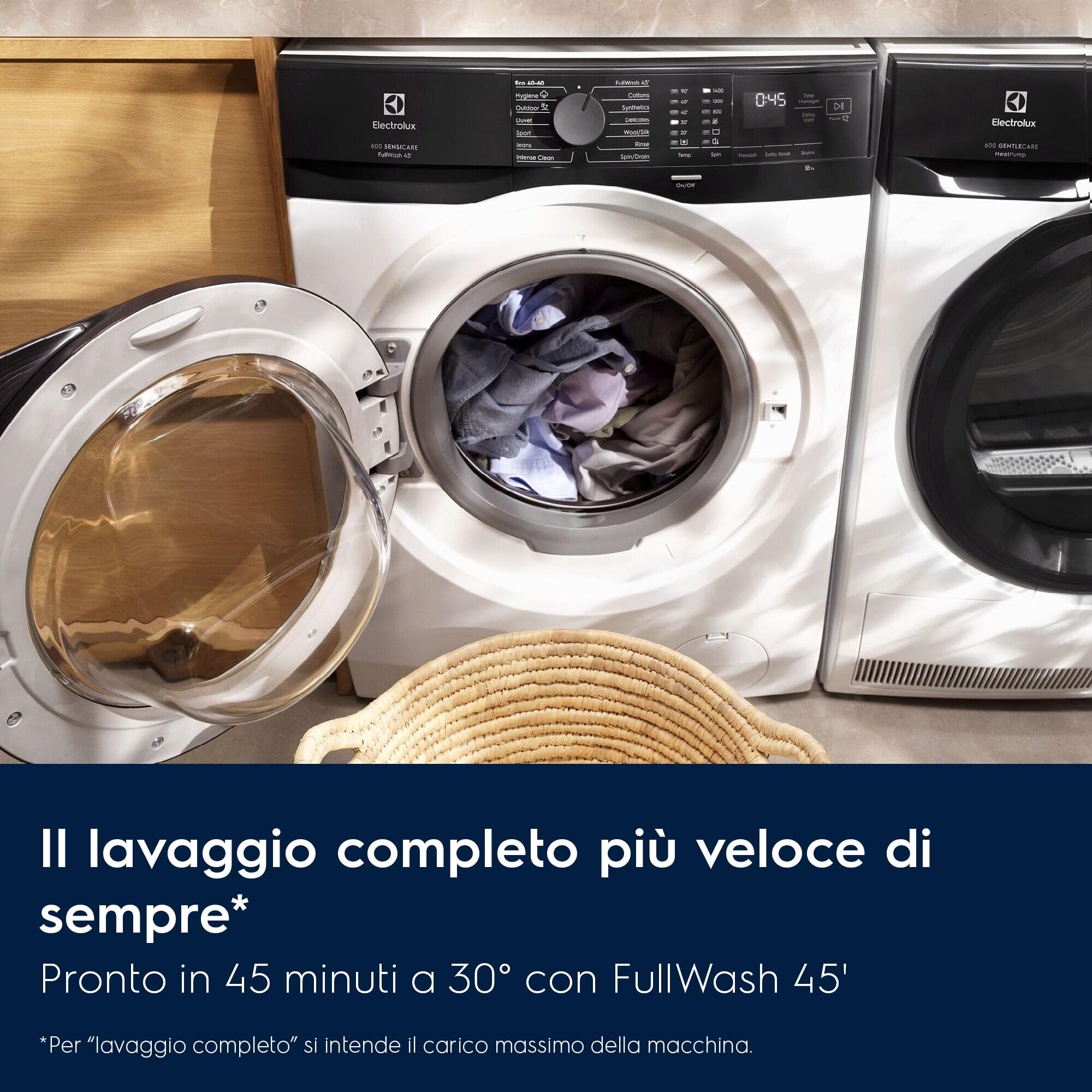 Electrolux Serie 600 EW6FAM19Z lavatrice 9 kg SensiCare