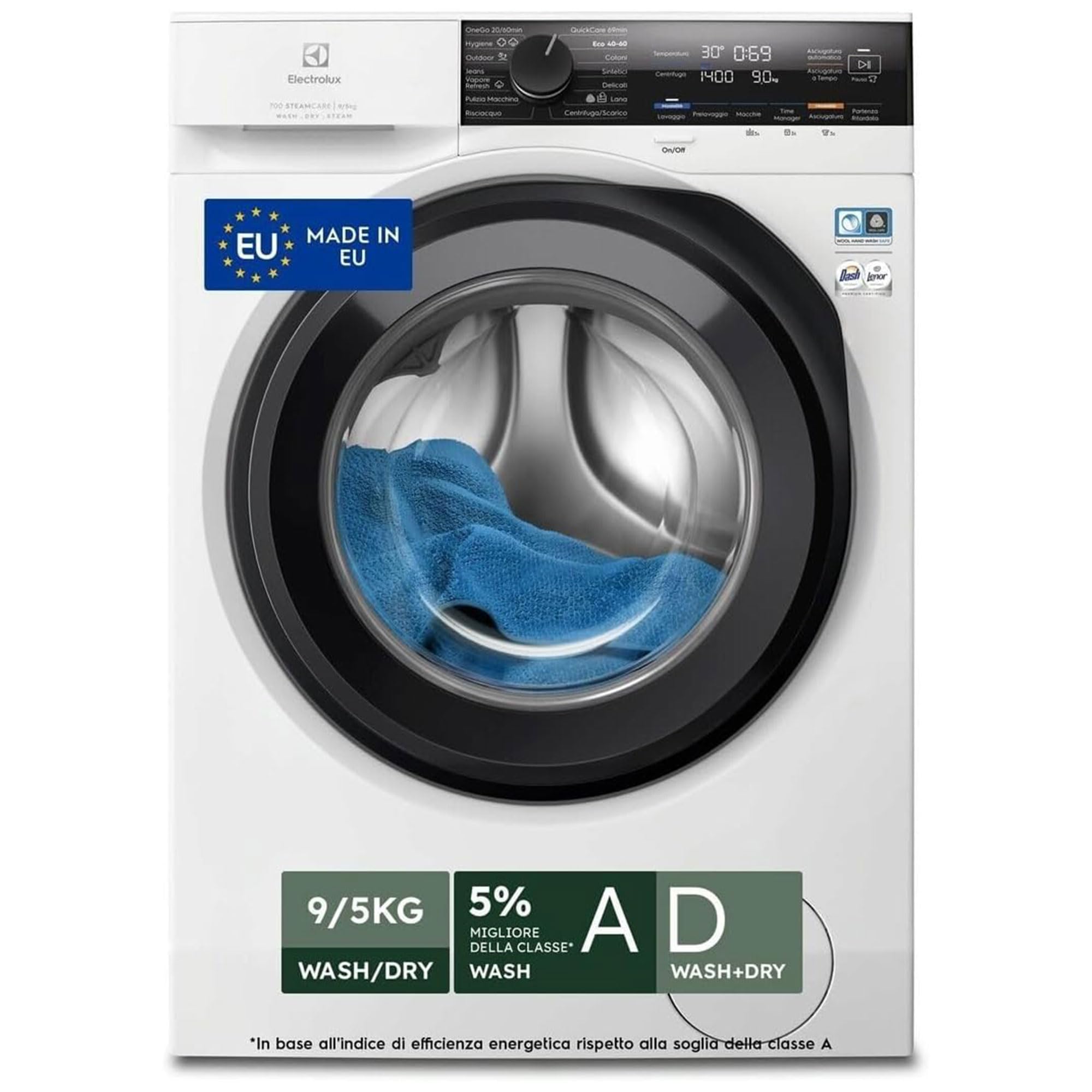 Electrolux Serie 700 EW7W495G lavasciuga 9/5 kg classe A