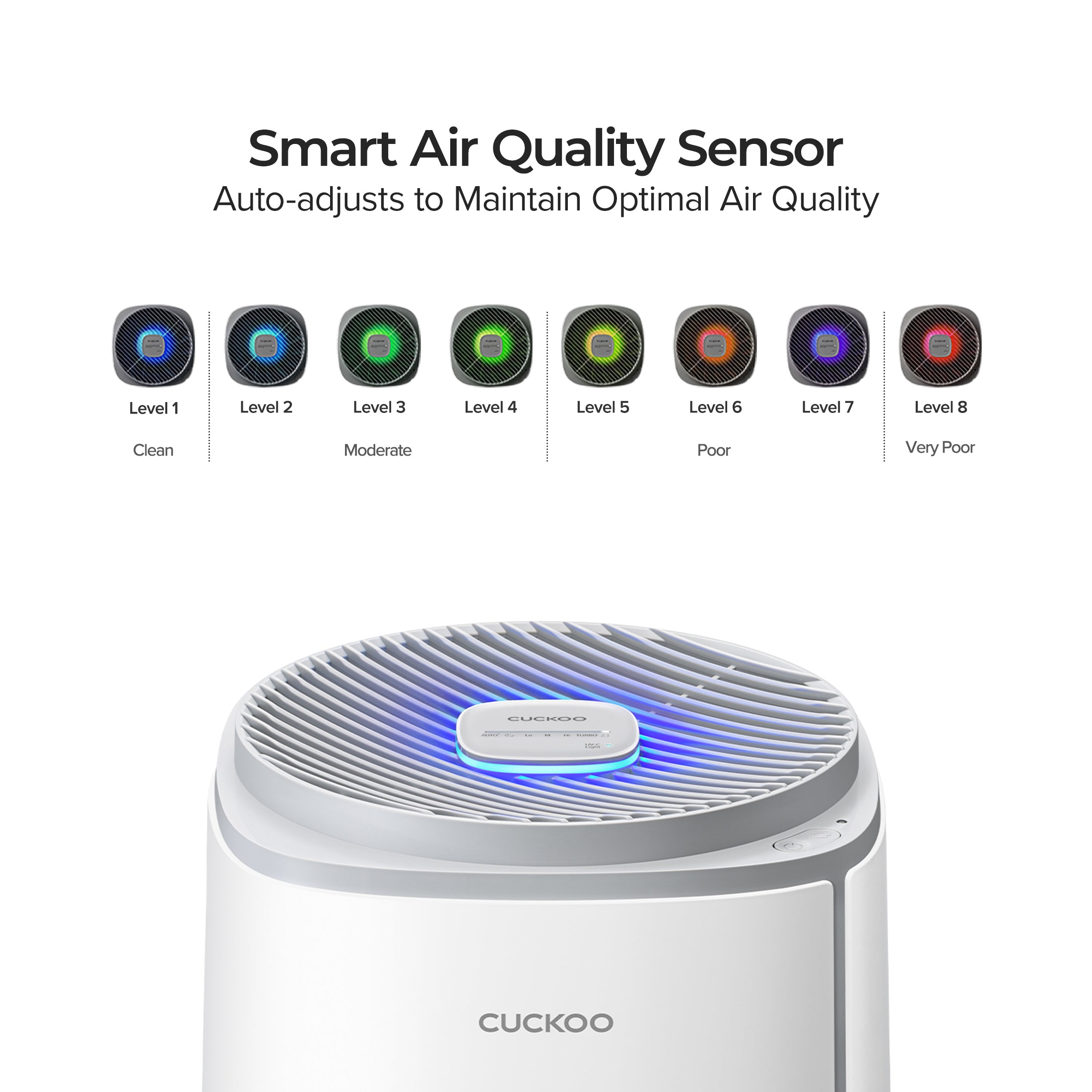 CUCKOO CAC-K1910FW purificatore aria HEPA H13 bundle 2 anni