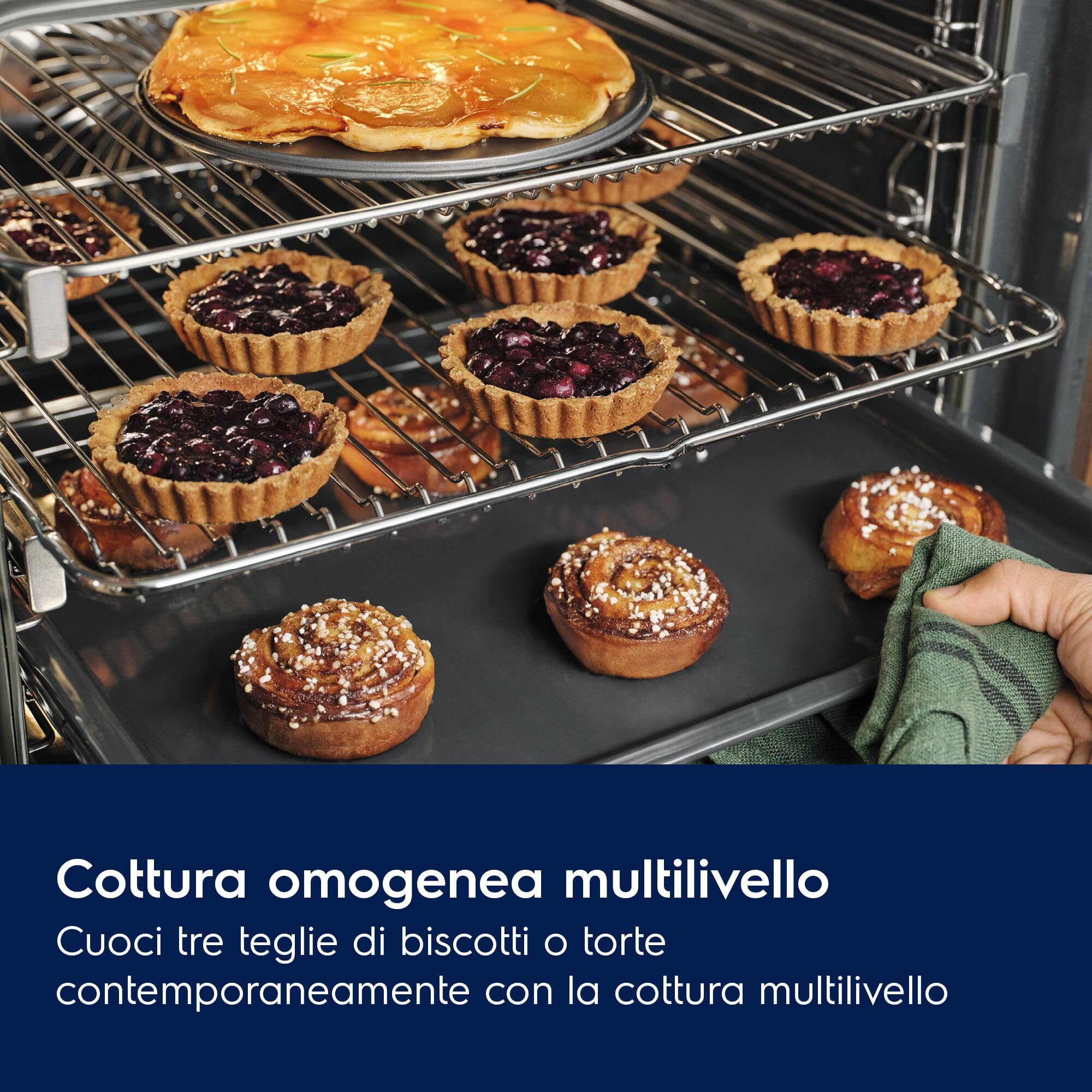 Electrolux LOP6S46X2 Forno Incasso 72 L Pirolitico Nero