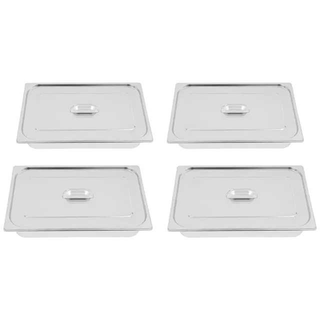 TiryyDrela contenitori alimenti inox 7,5L set 4 con coperchio