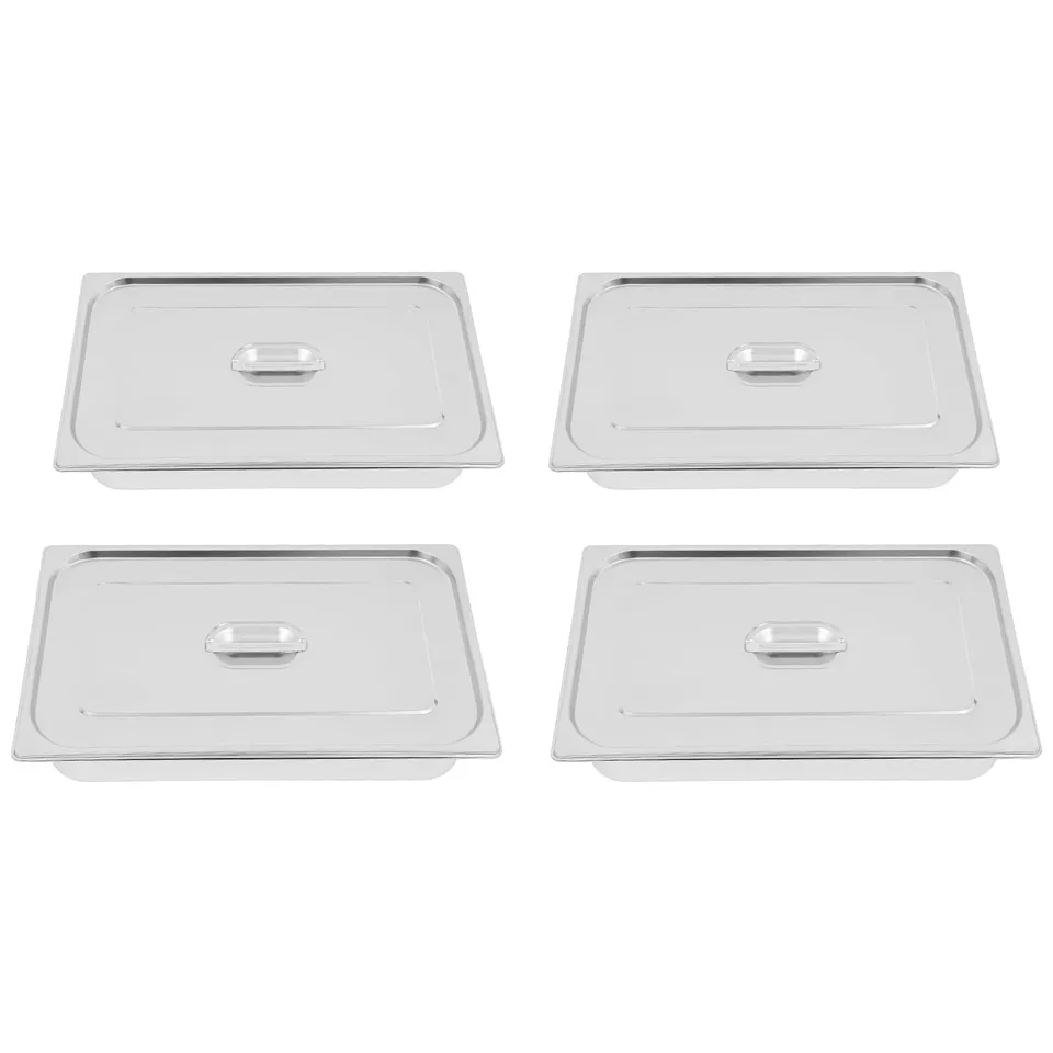TiryyDrela contenitori alimenti inox 7,5L set 4 con coperchio