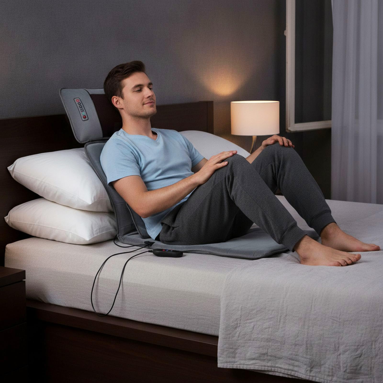 TiryyDrela Tappetino Massaggio Shiatsu 9 Modalità