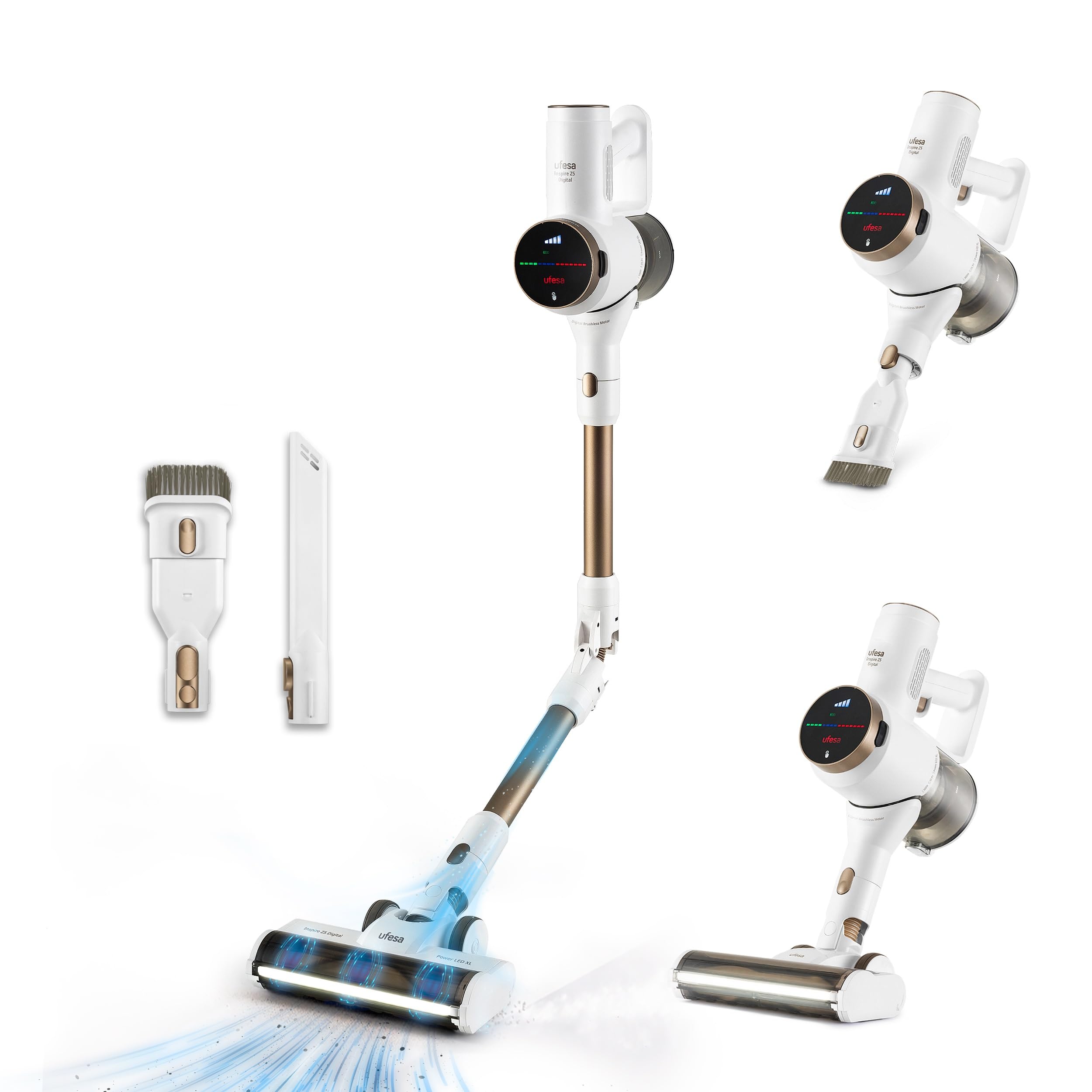 Ufesa U7 Digital Pro Wash scopa senza fili 55 min con mopa