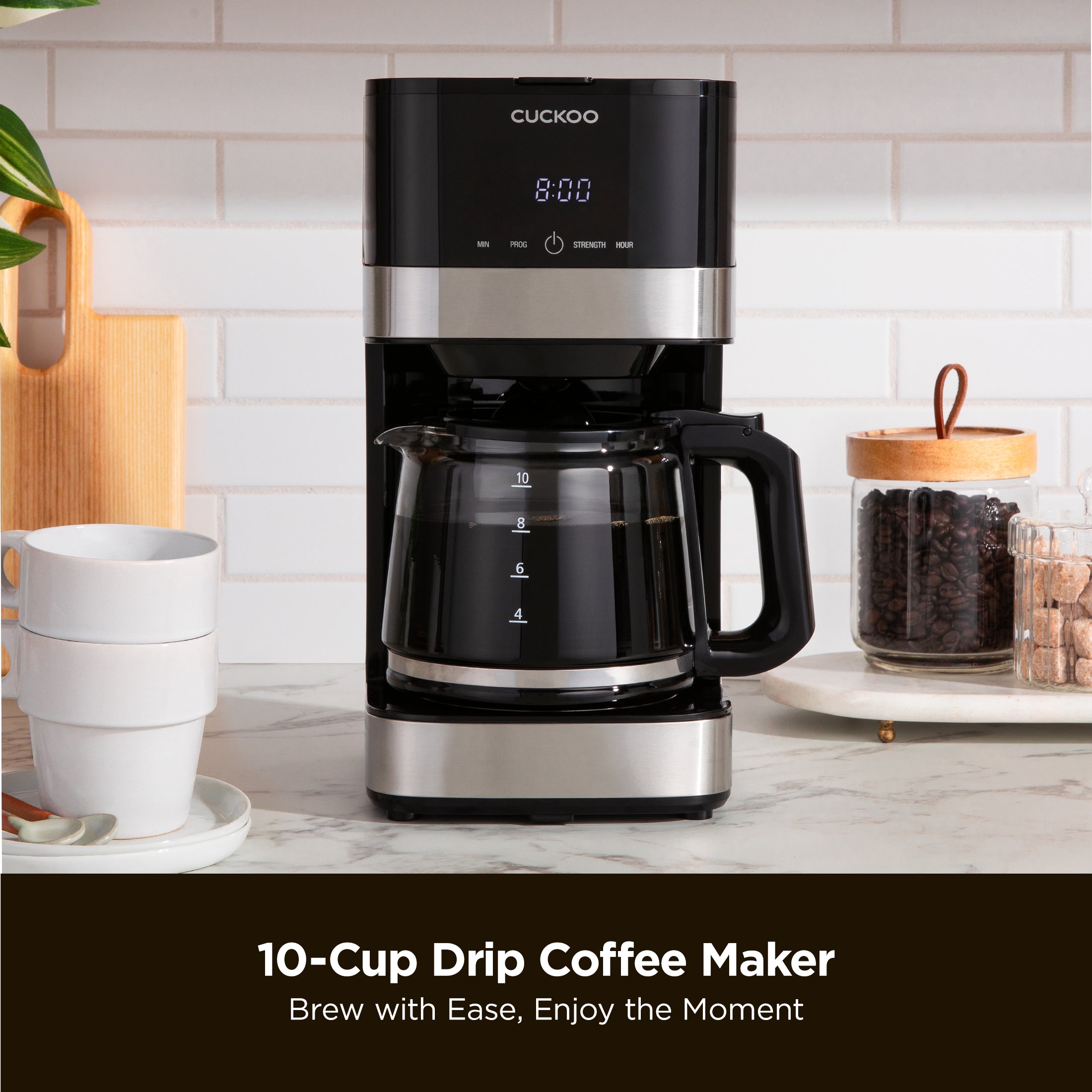 CUCKOO Classic CCM-BD011B Macchina Caffè Filtro 10 Tazze Nero