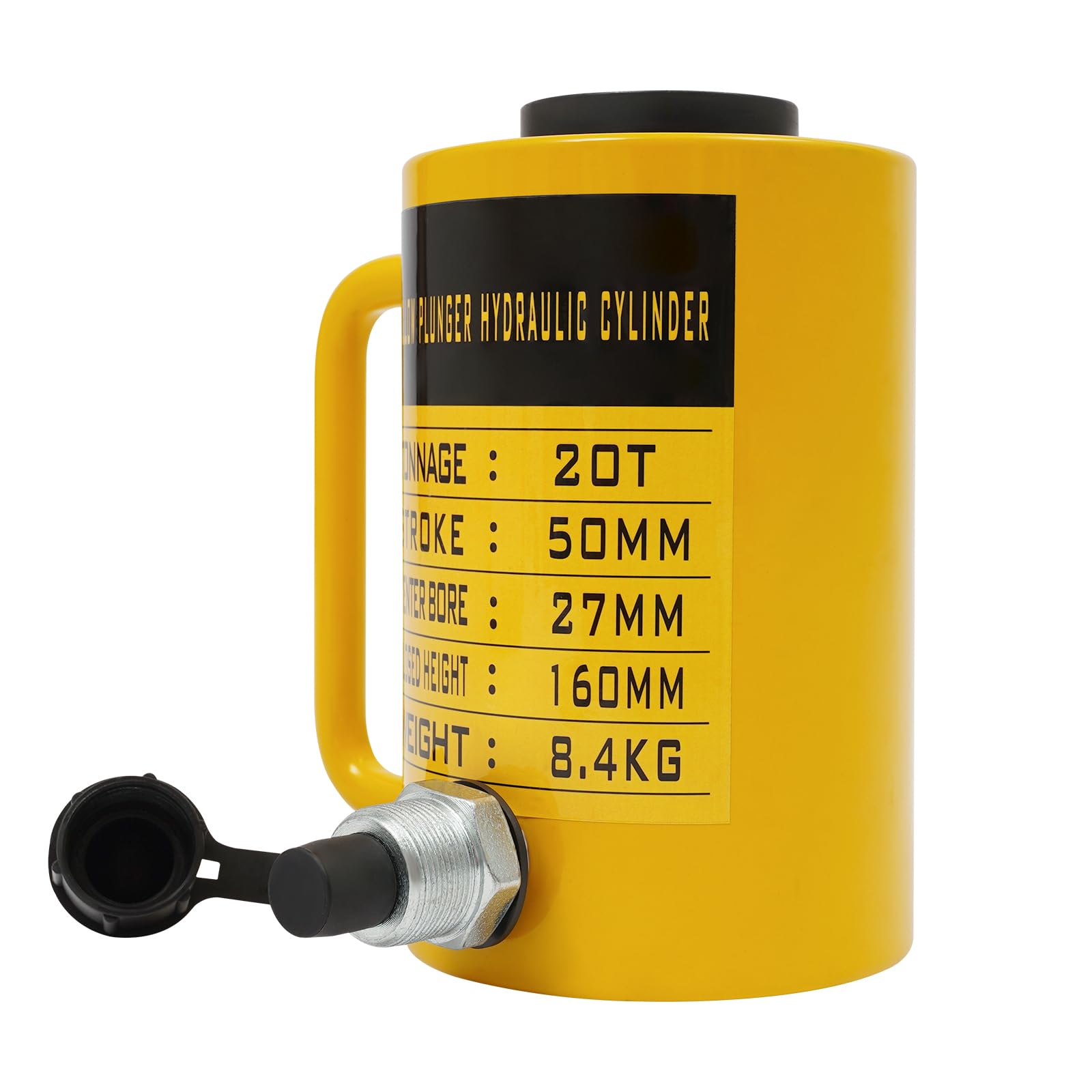 TiryyDrela Cilindro Idraulico 20T Corsa 50 mm Portatile
