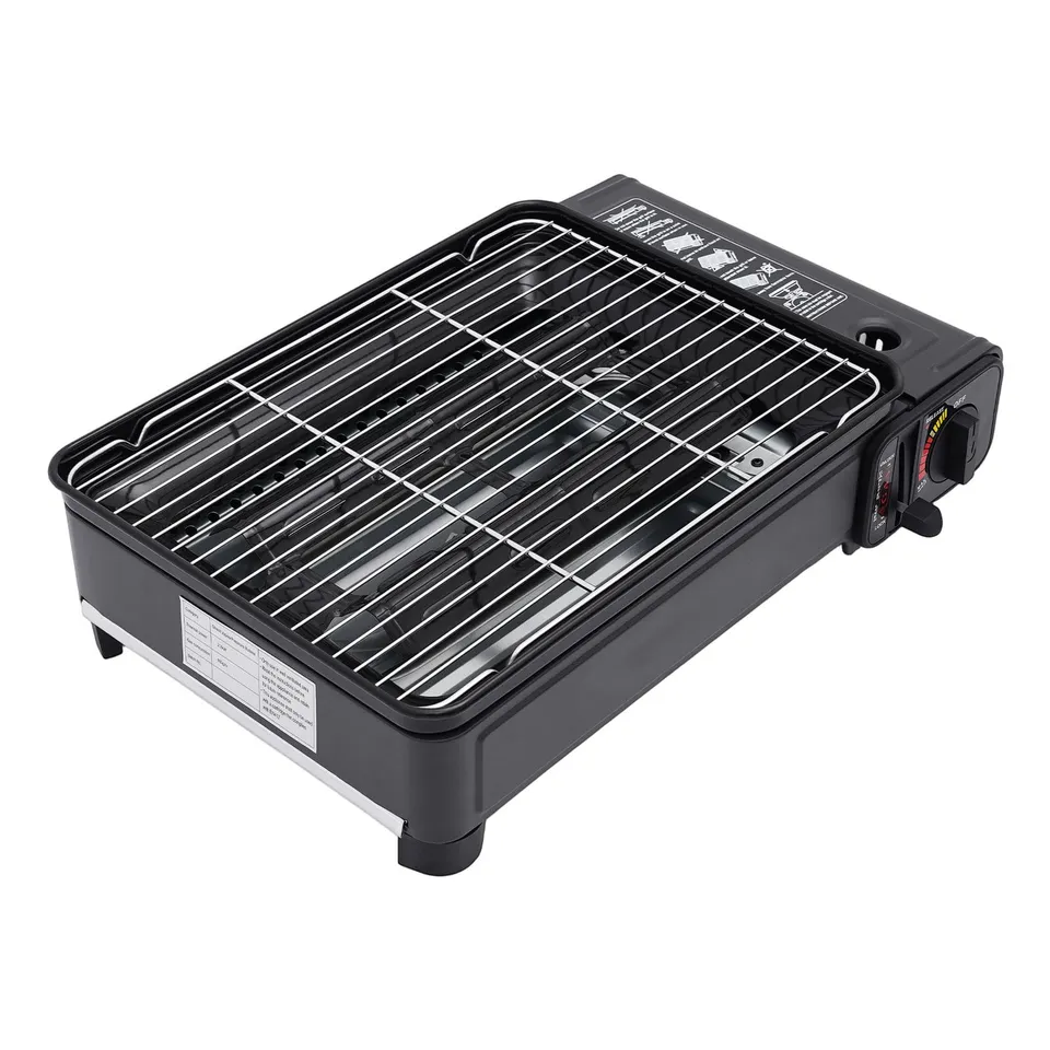 TiryyDrela barbecue a gas portatile 2,2 kW con valigetta