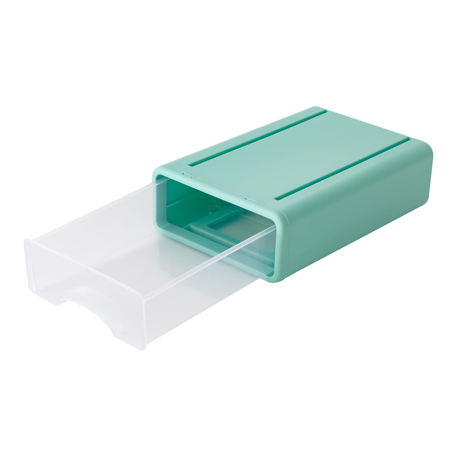 TiryyDrela Cassettiera Plastica 6 Cassetti 34x25x33 cm Traslucida