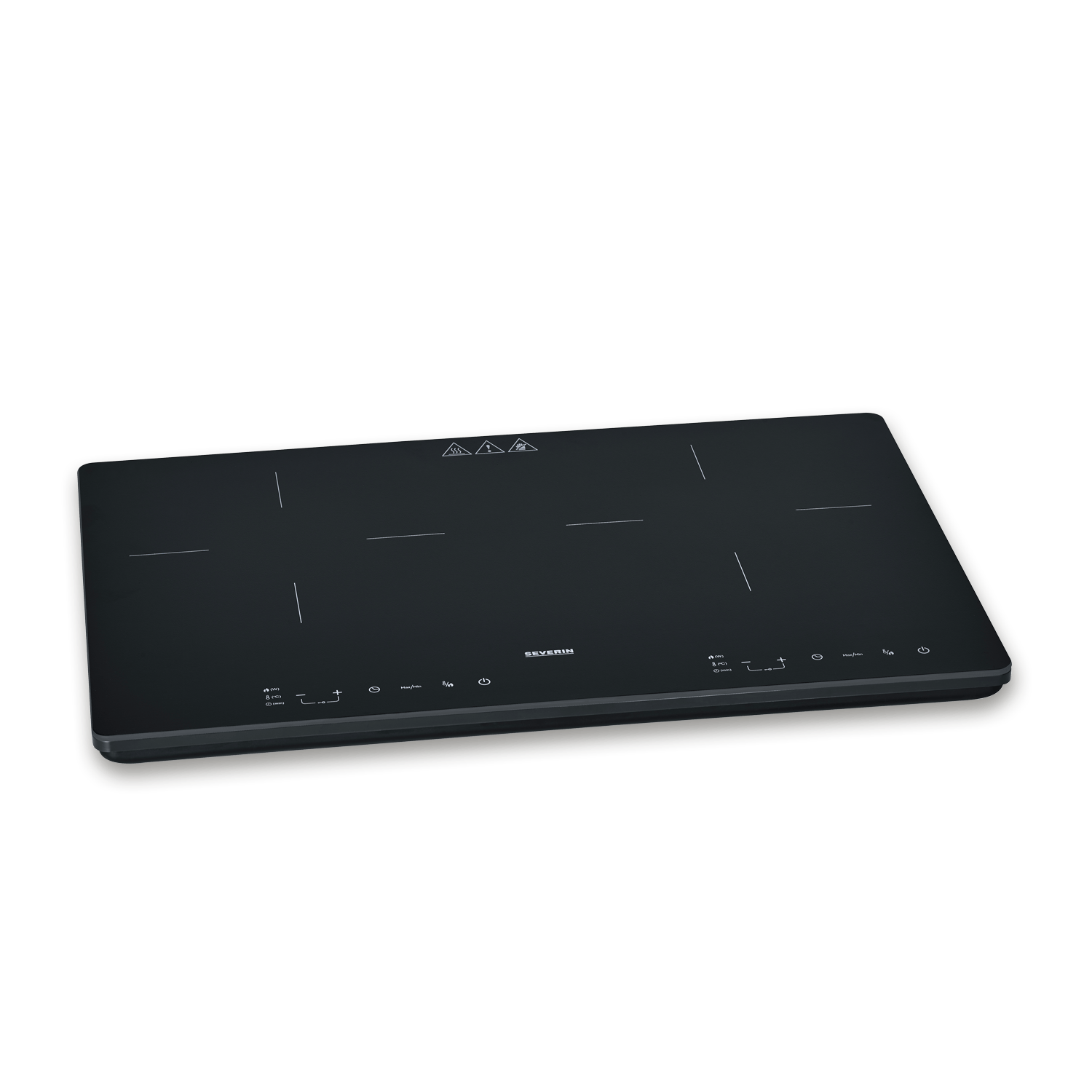 SEVO piastra a induzione doppia vetroceramica timer 180 min