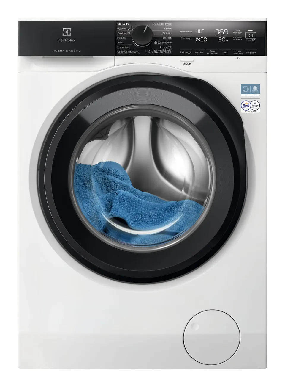 Electrolux EW7F411BG3 Lavatrice 11 Kg 1400 Giri Classe A