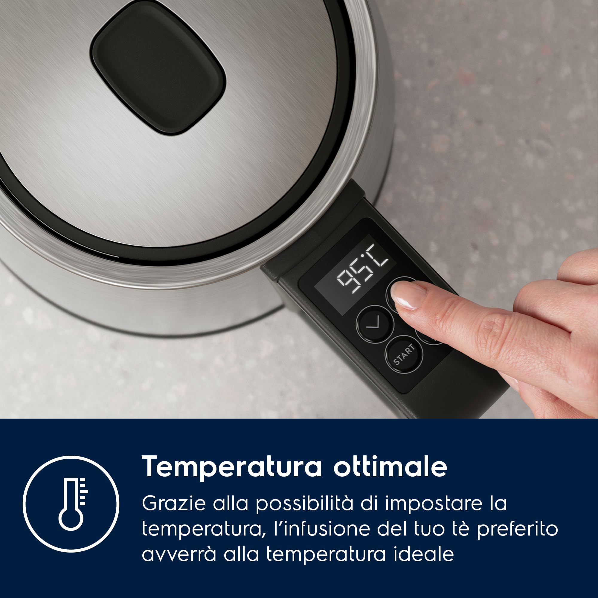 Electrolux E5K1-6ST bollitore elettrico Inox 1,7 L