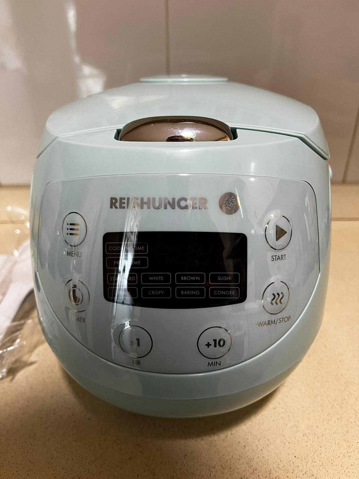 Reishunger cuociriso digitale 0,6 L menta 7 programmi