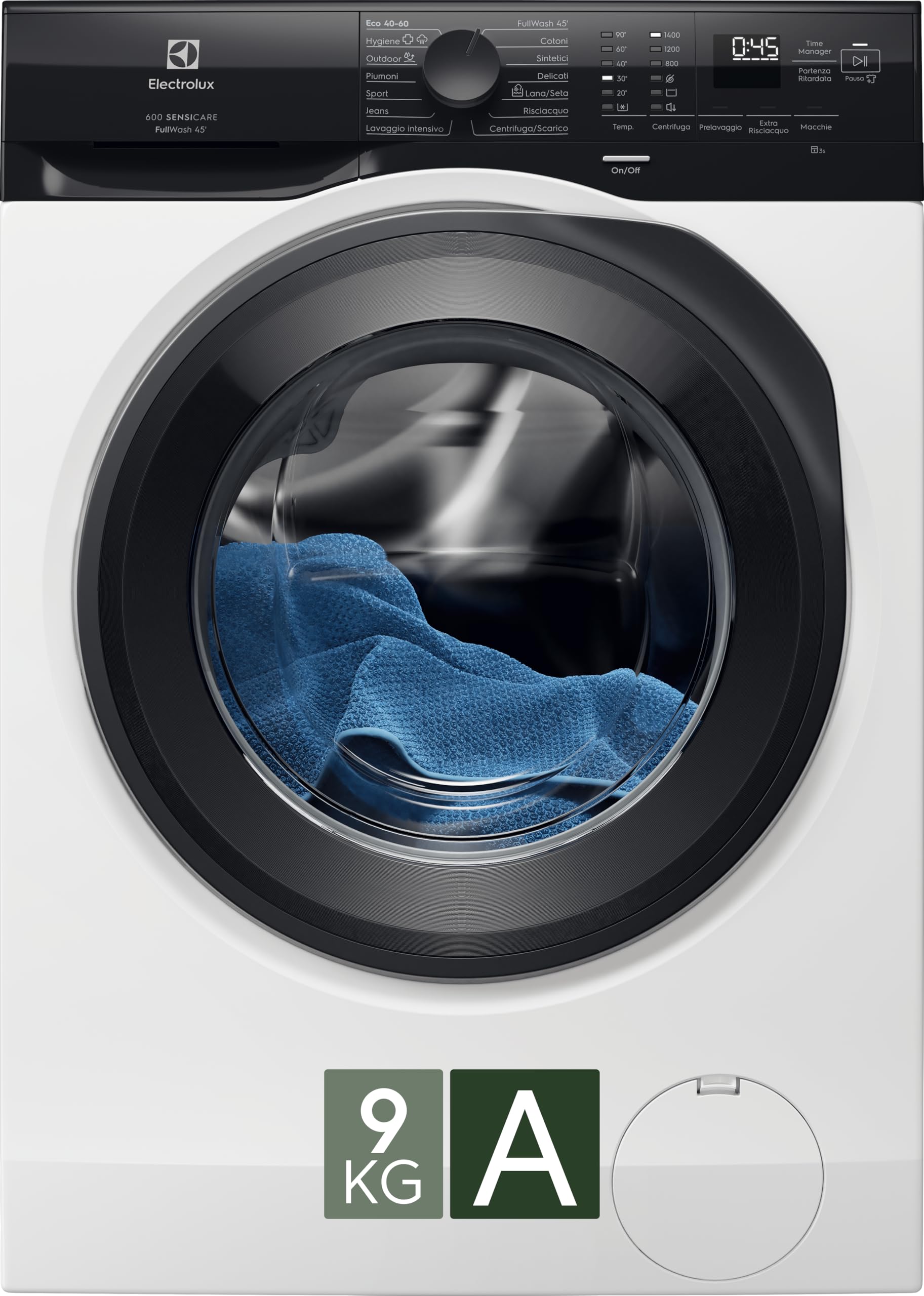 Electrolux PerfectCare 600 EW6F394IQ Lavatrice 9Kg Bianca