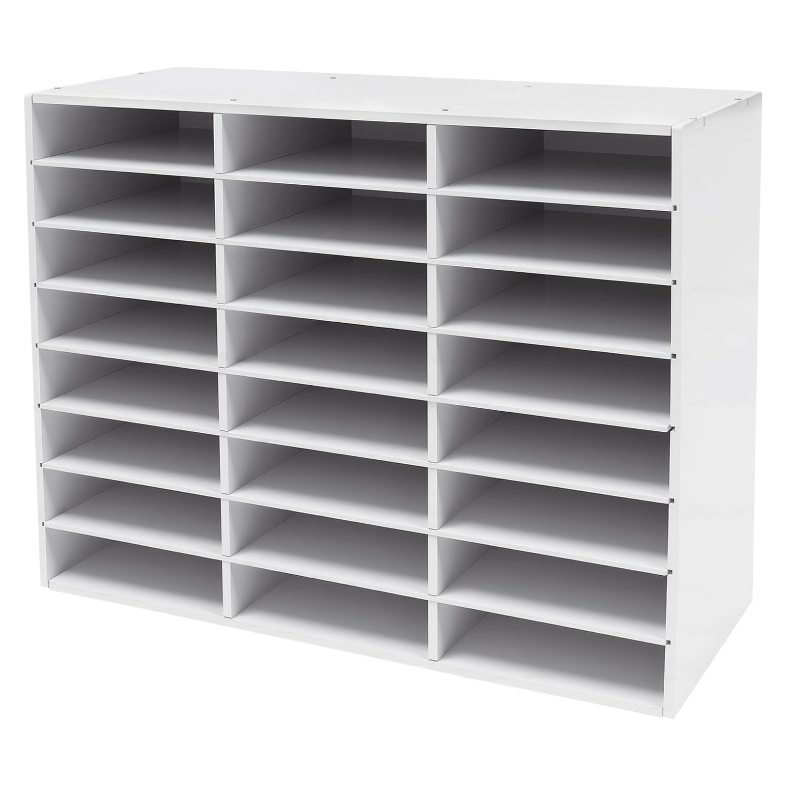 TiryyDrela Organizzatore Documenti 24 Scomparti Bianco PVC