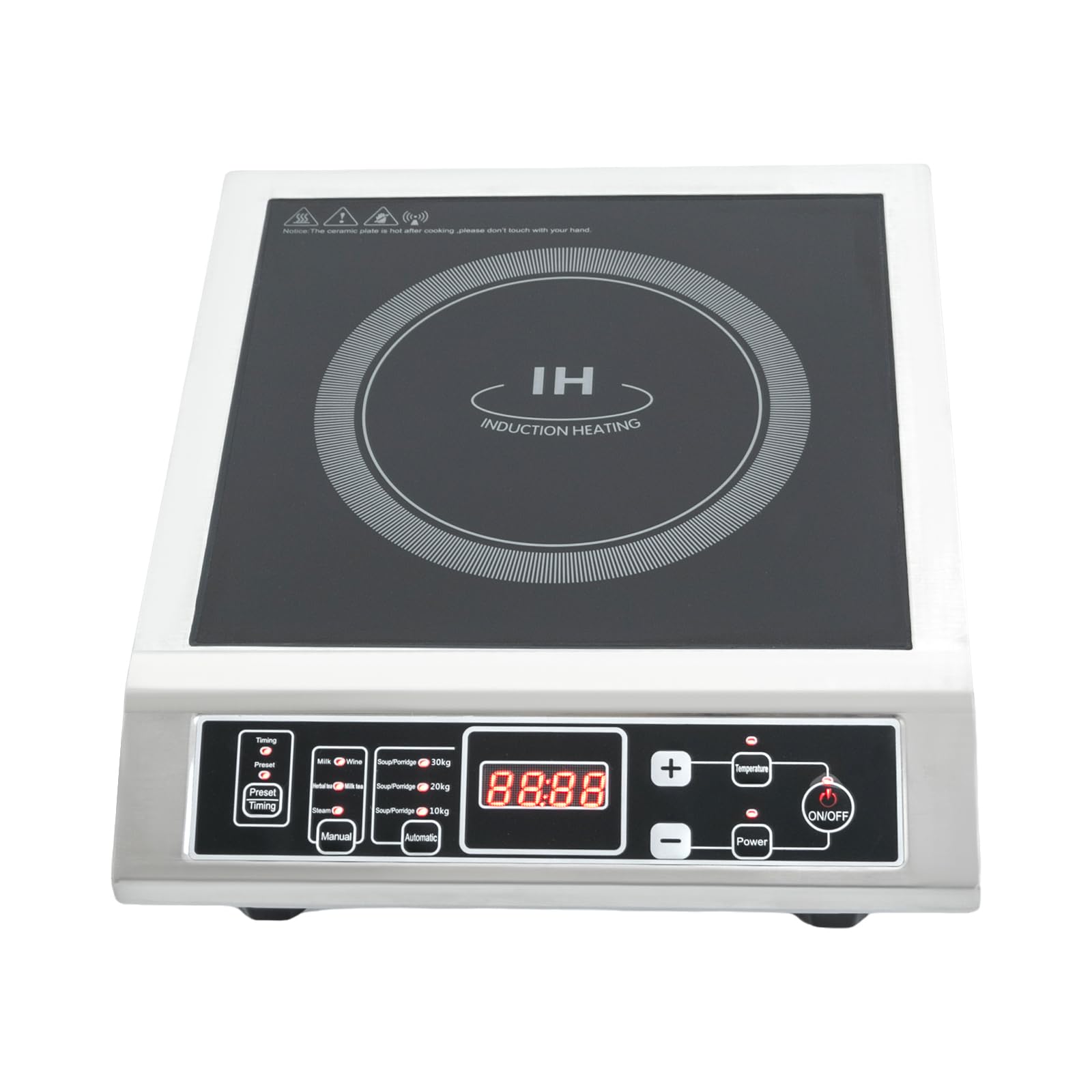 TiryyDrela Piano cottura a induzione 3500W 10 livelli touch