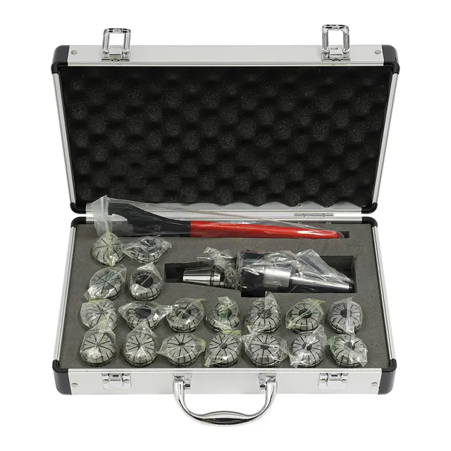 TiryyDrela Set Pinze ER32 19 Pezzi 2-20 mm Precisione