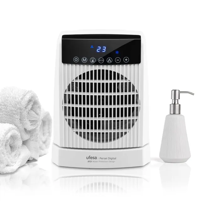Ufesa Persei termoventilatore elettrico 2000 W IP21 oscillante