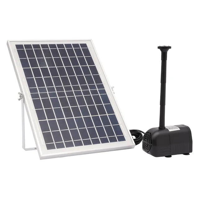 TiryyDrela Fontana Solare Esterna 10W Pompa 1000 L/h 1,5 m
