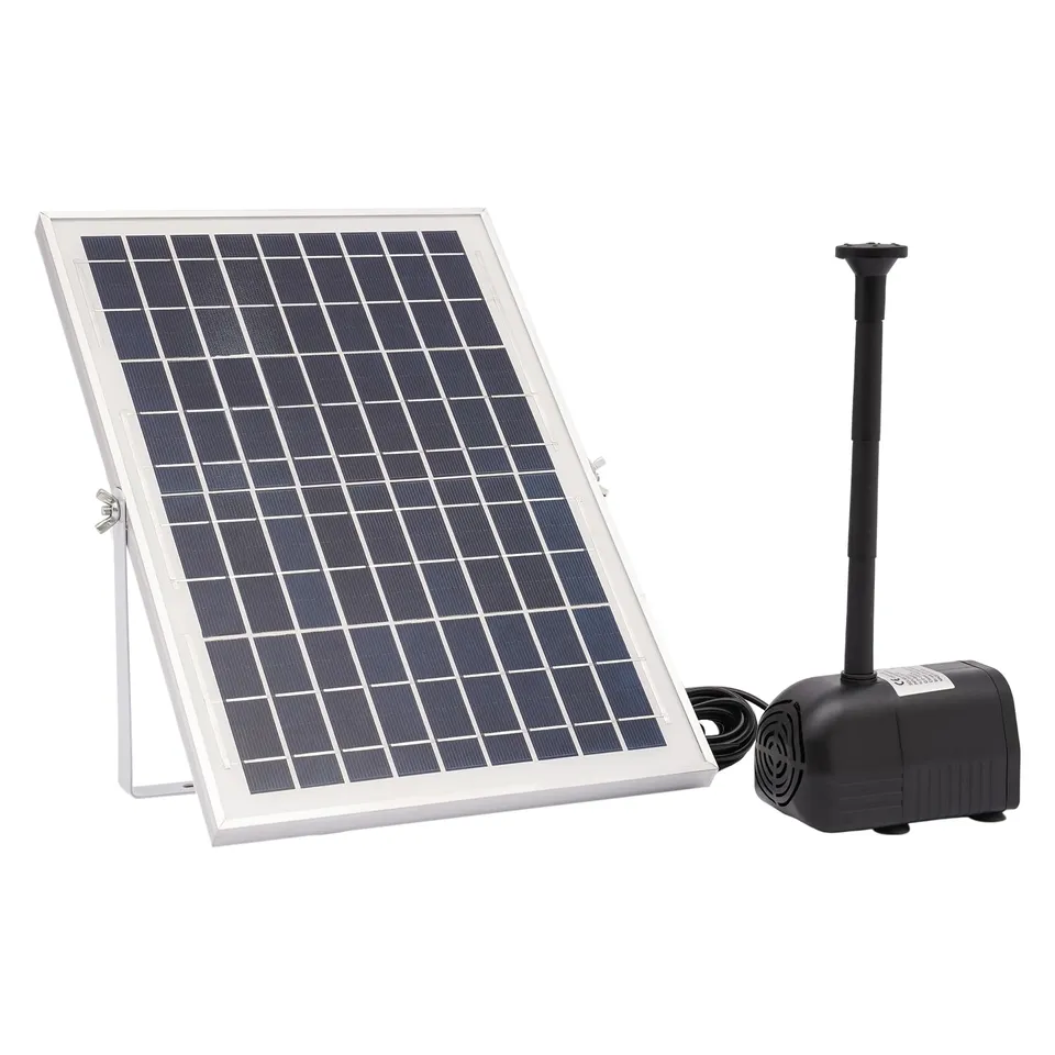 TiryyDrela Fontana Solare Esterna 10W Pompa 1000 L/h 1,5 m