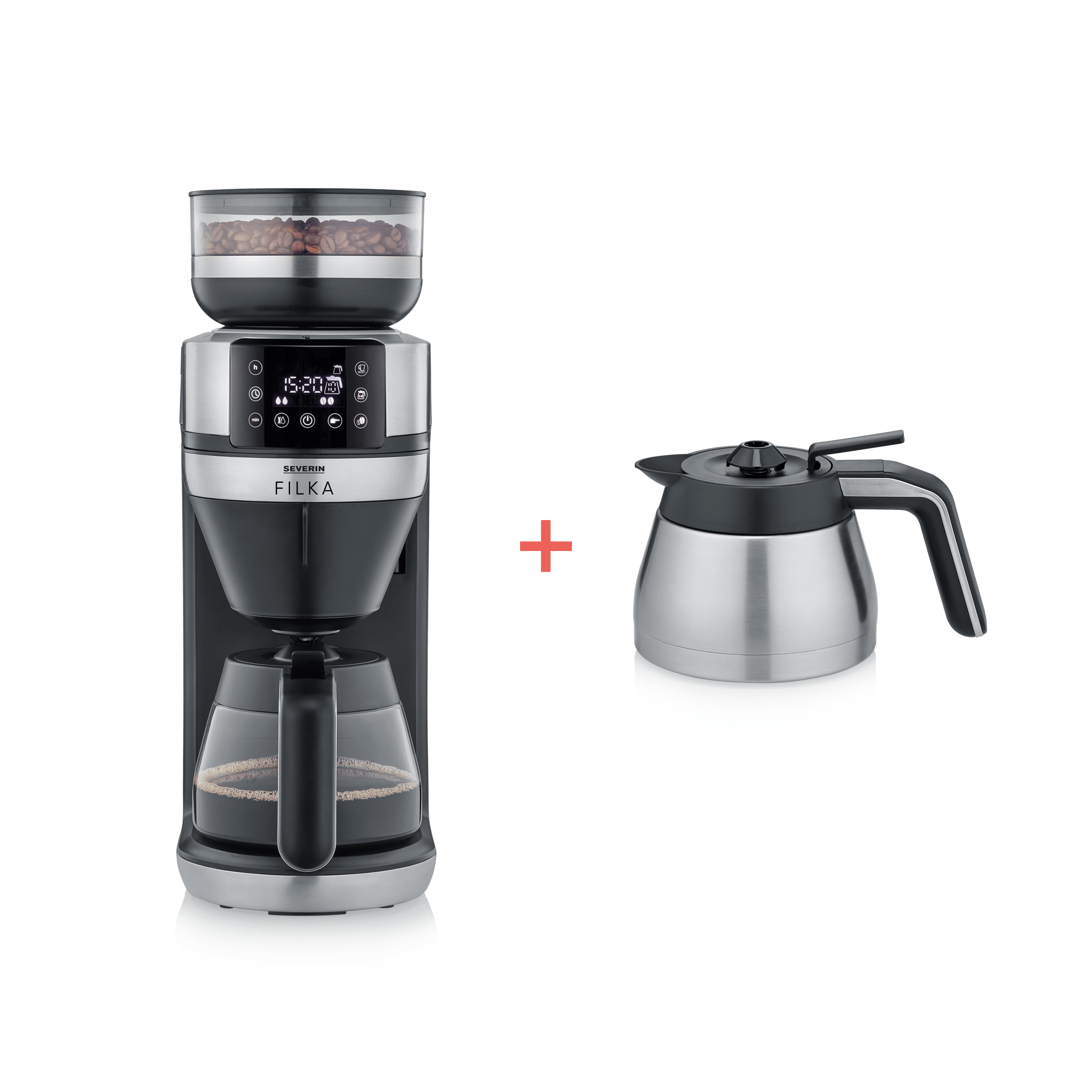 SEVO Filka 4852 macchina caffè filtro con thermos