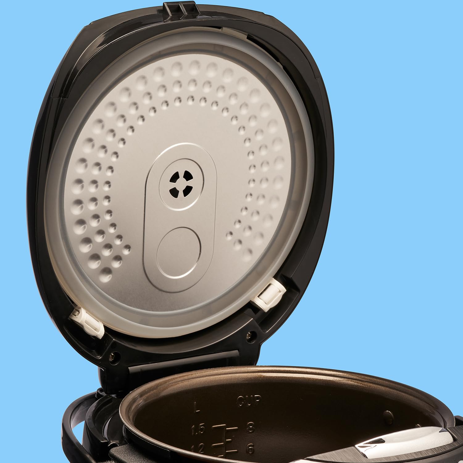 Reishunger Digitale Cuociriso 1,5 L Nero per 8 Persone