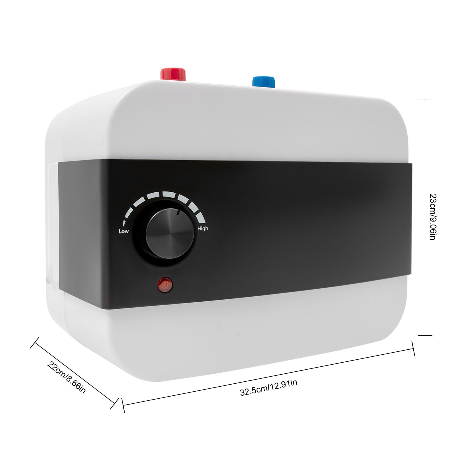 TiryyDrela Scaldabagno Elettrico 6L 1500W 0-65°C