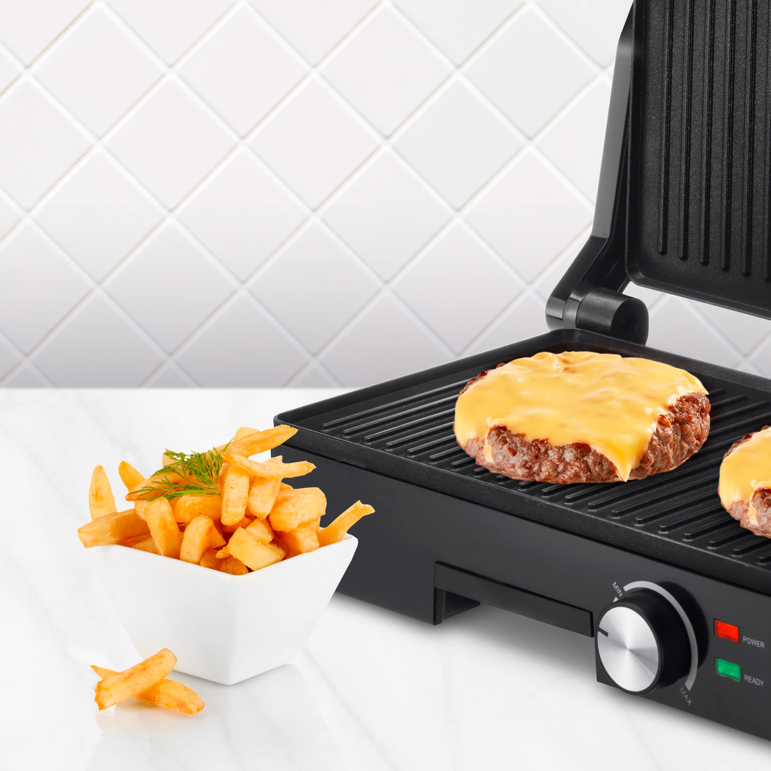 Ufesa Teide 1600W grill elettrico bistecchiera 27x17 cm