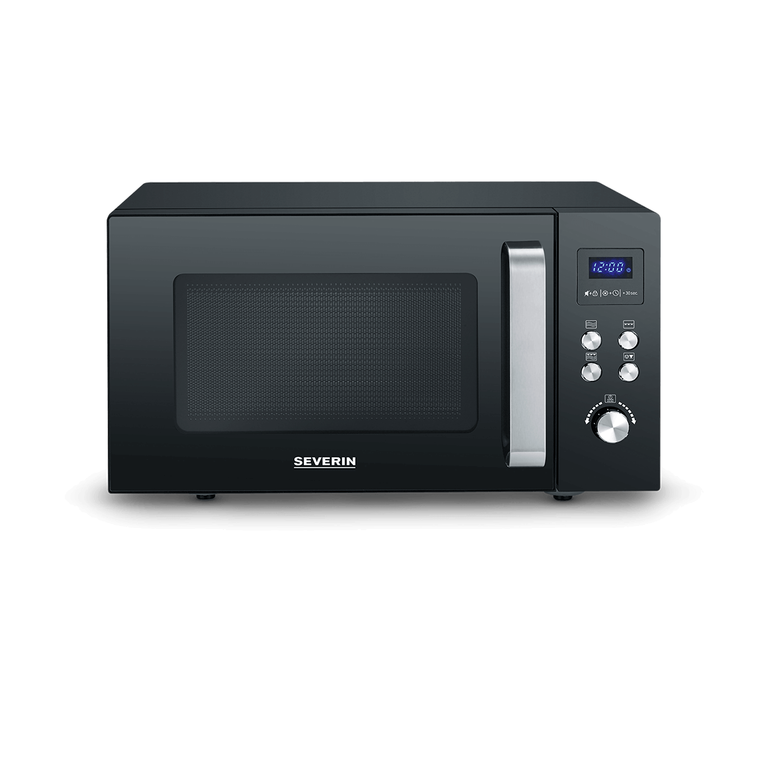 SEVO Microonde con Grill Fondo Ceramica 2 in 1