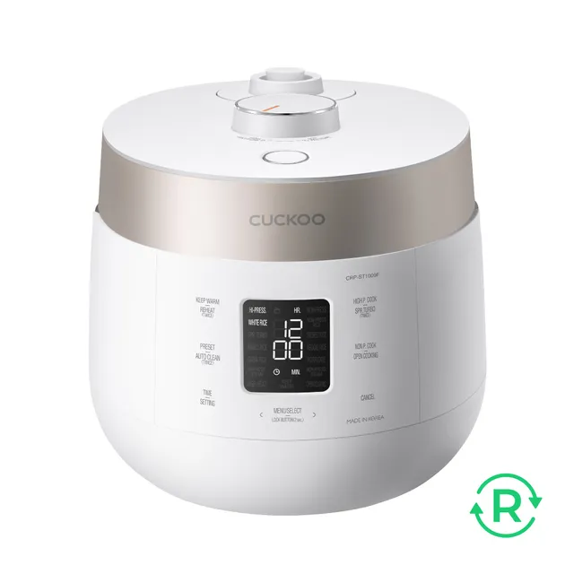 CUCKOO CRP-ST0609F Cuociriso Twin Pressure 6 Tazze Grigio