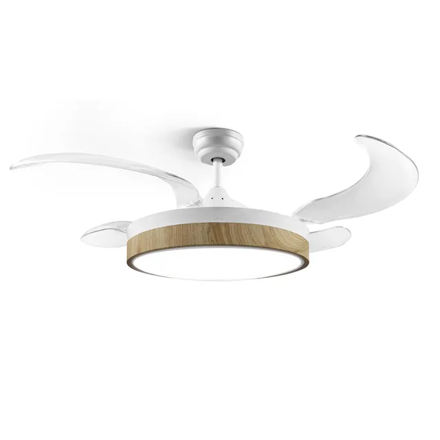 Ufesa Seoul Ventilatore da Soffitto Bianco/Legno 106 cm DC