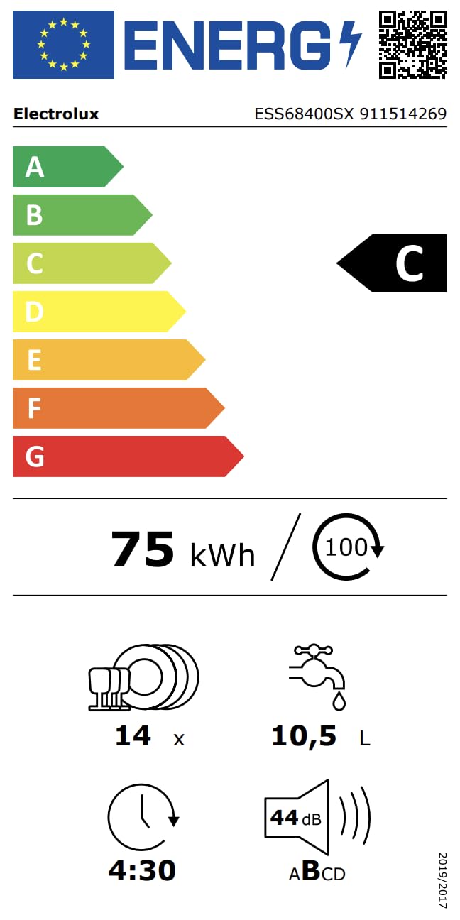 Electrolux Serie 600 ESS68400SX lavastoviglie 14 coperti inox