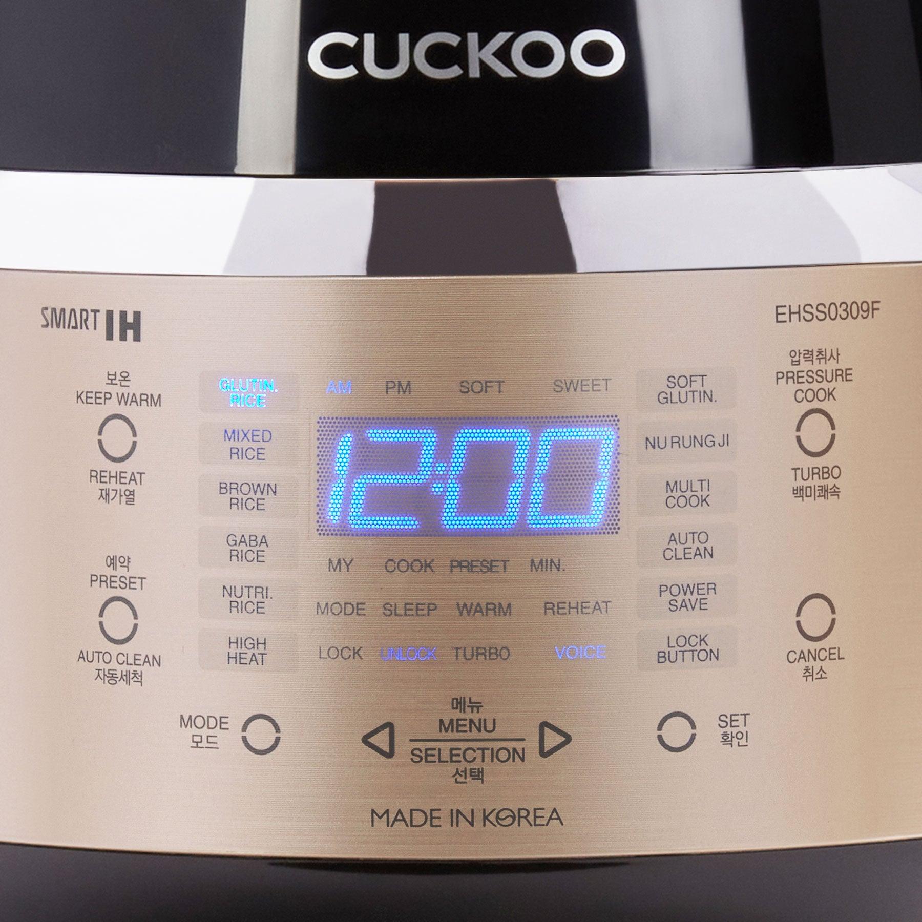 Cuckoo CRP-EHSS0309F cuociriso a pressione 3 tazze IH