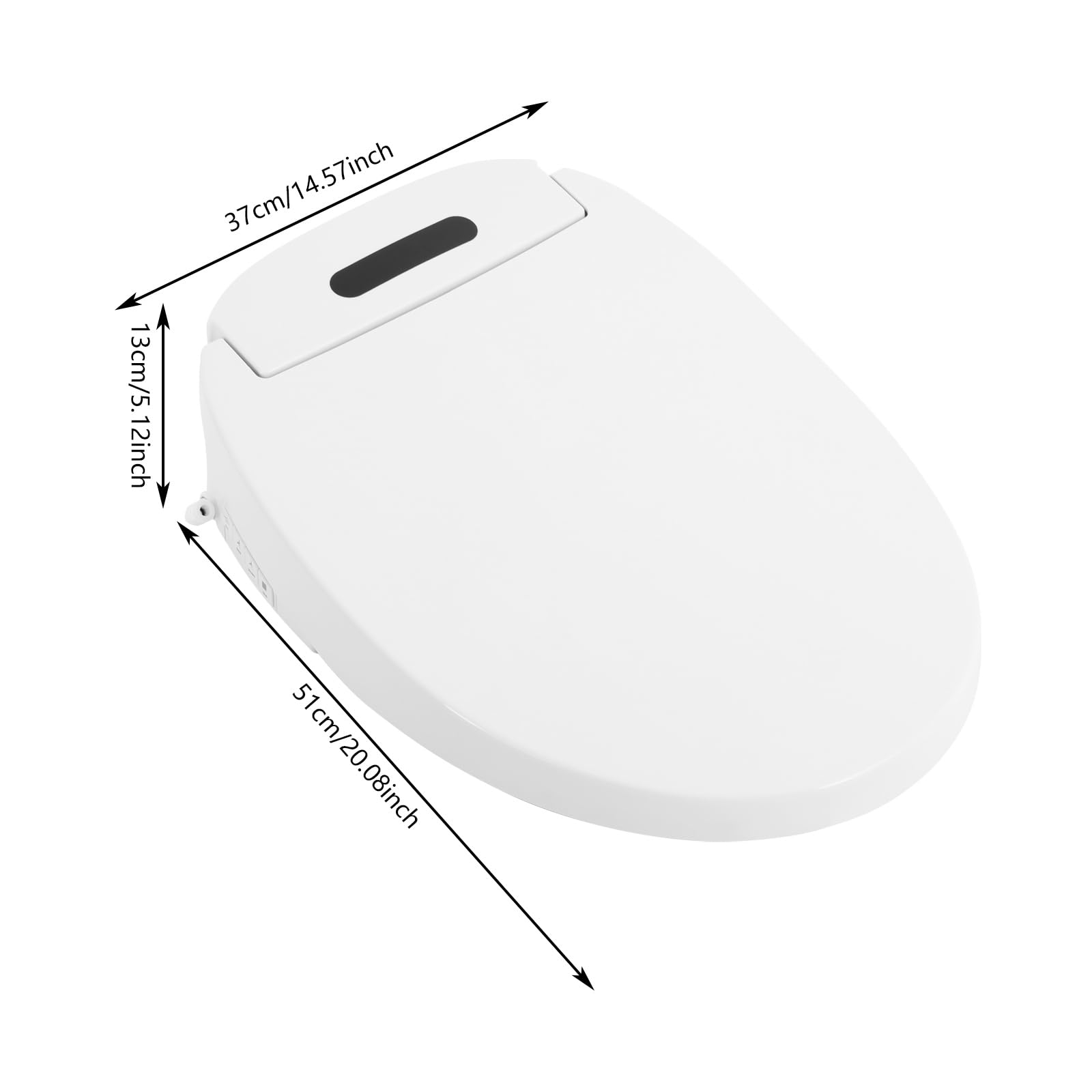 TiryyDrela Sedile WC Giapponese Bidet Riscaldato Telecomando