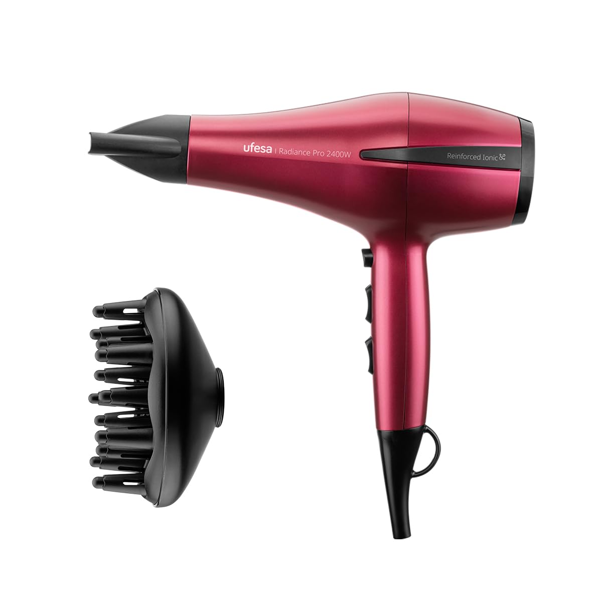 Ufesa Essential asciugacapelli 2400W nero 2 velocità