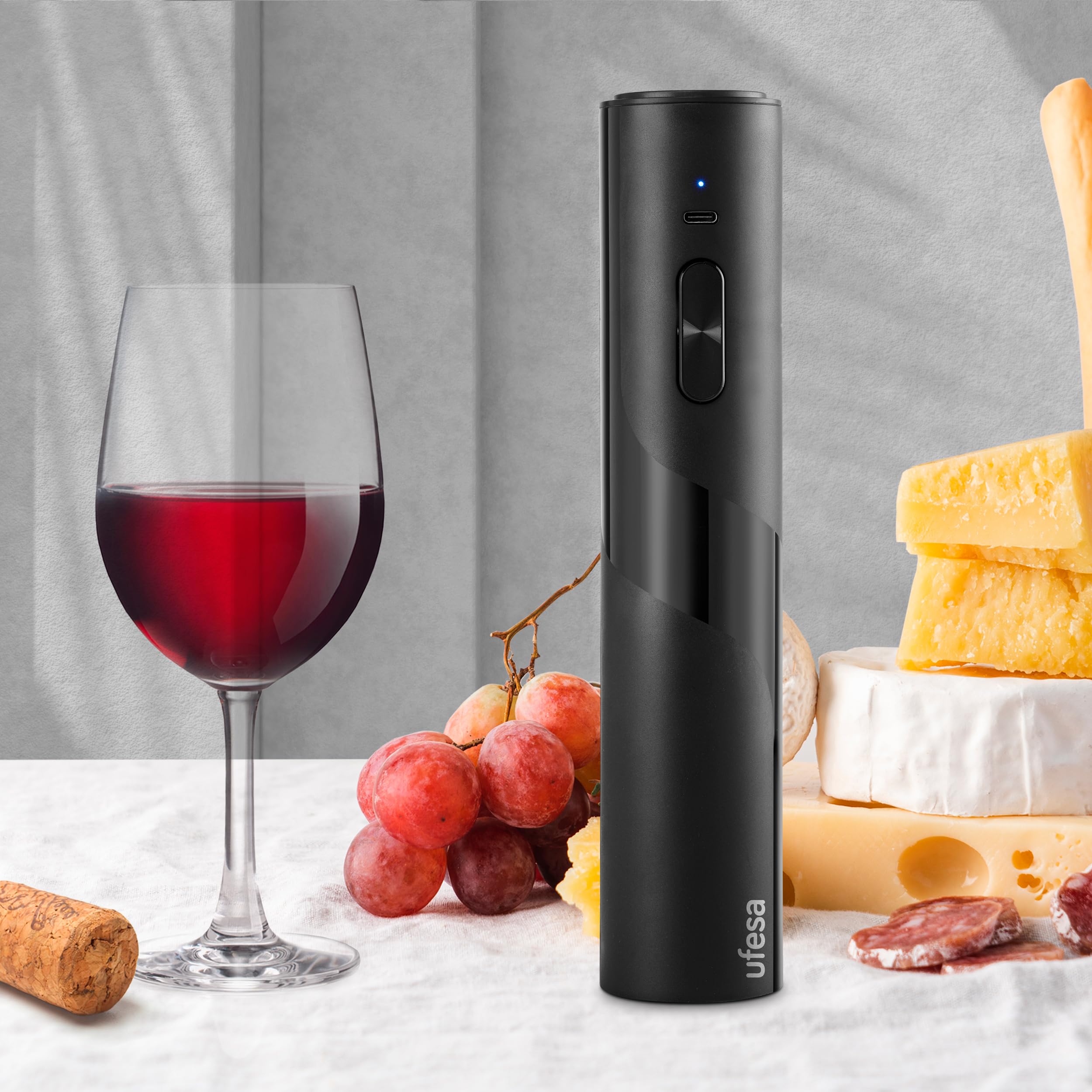 Ufesa EasyVac cavatappi elettrico vino USB-C