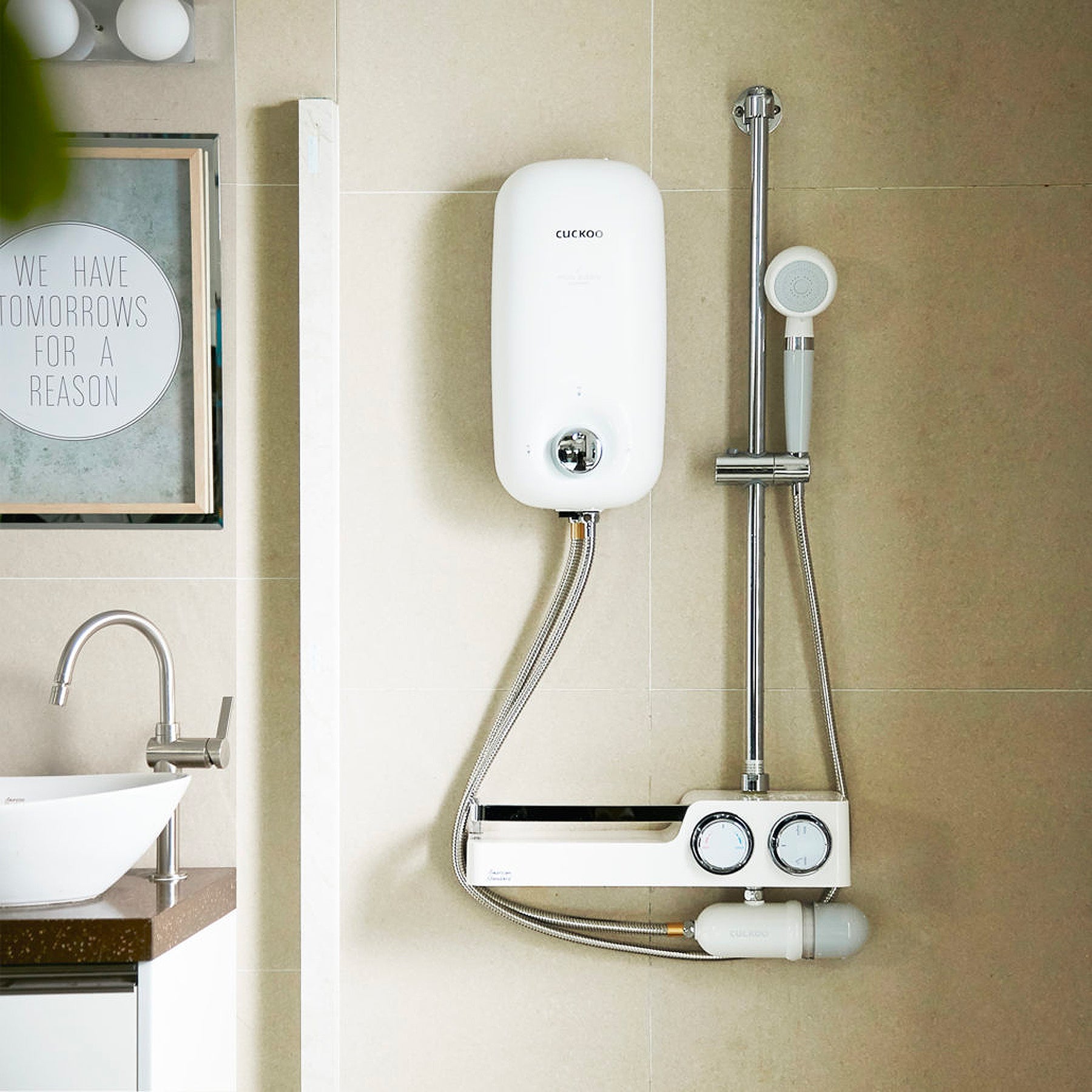 CUCKOO CWS-AO201W purificatore microbolle senza corrente